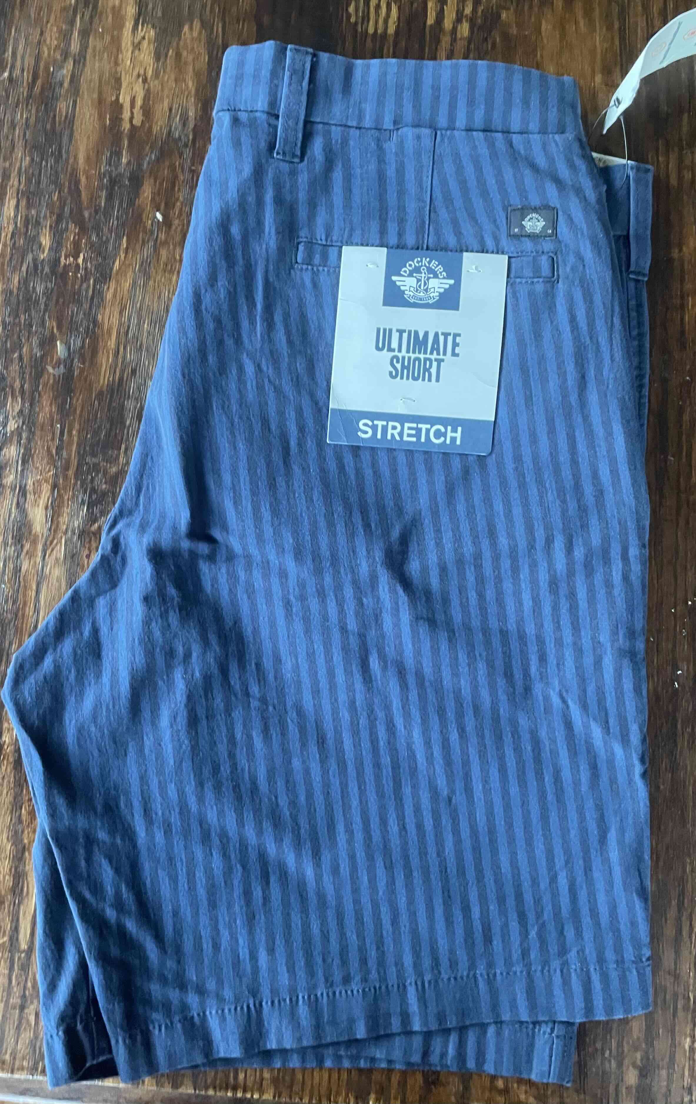 Pantalones a rayas azul oscuro - miniatura 2