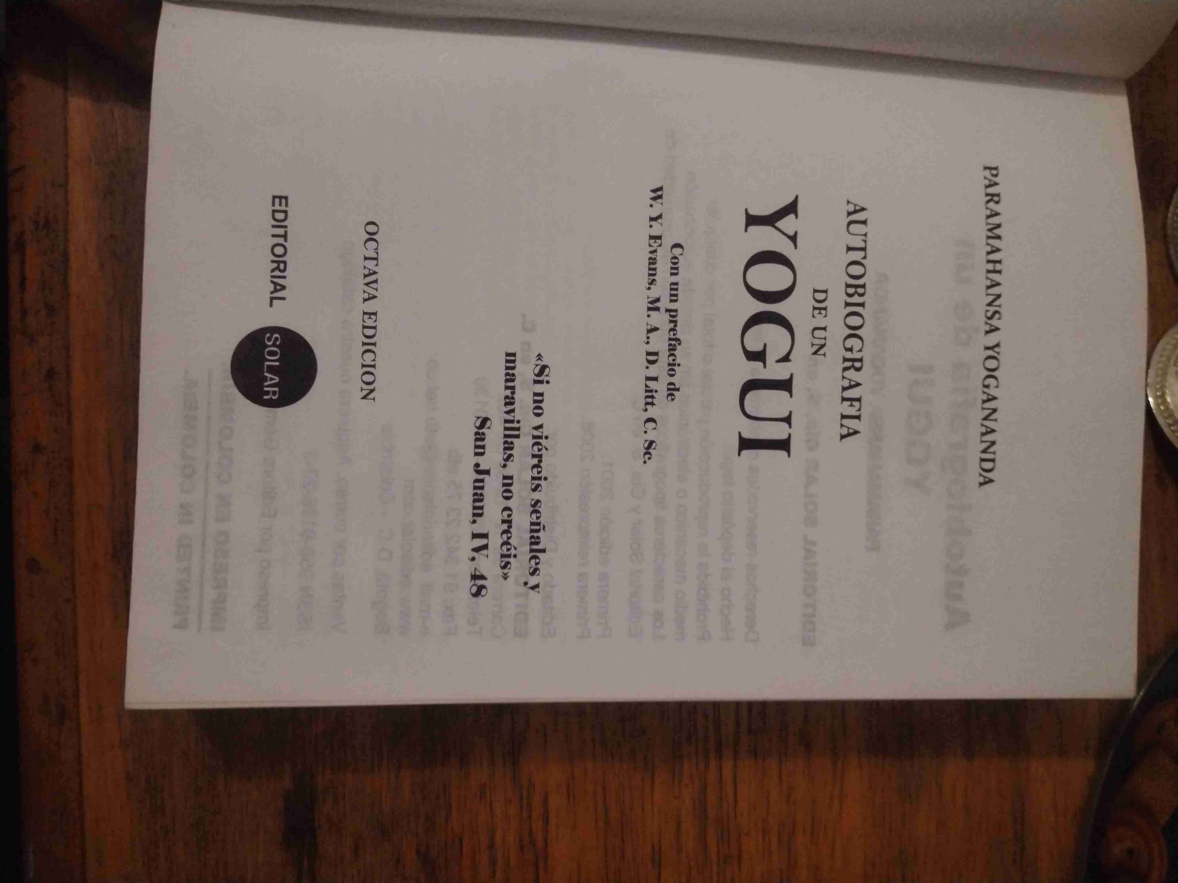 Libro 'Autobiografía de un Yogui' original - miniatura 3