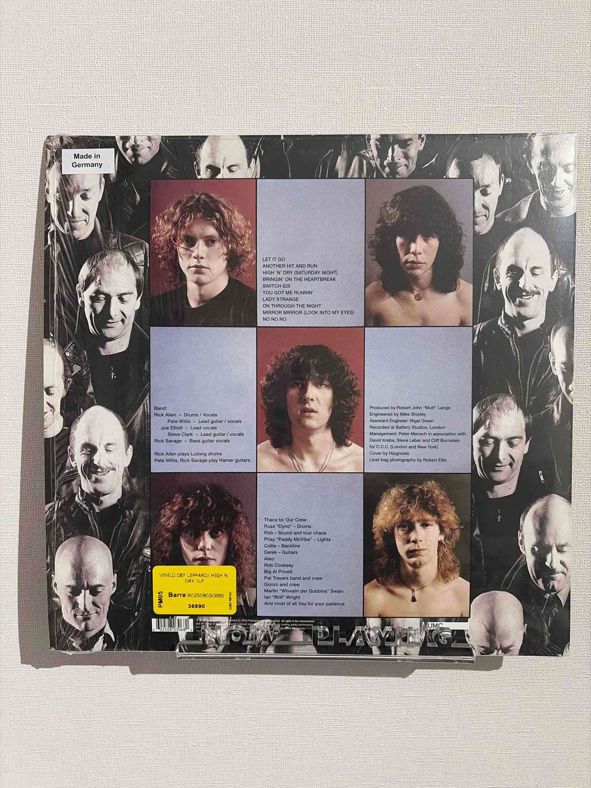 Vinilo Def Leppard High n Dry - miniatura 2