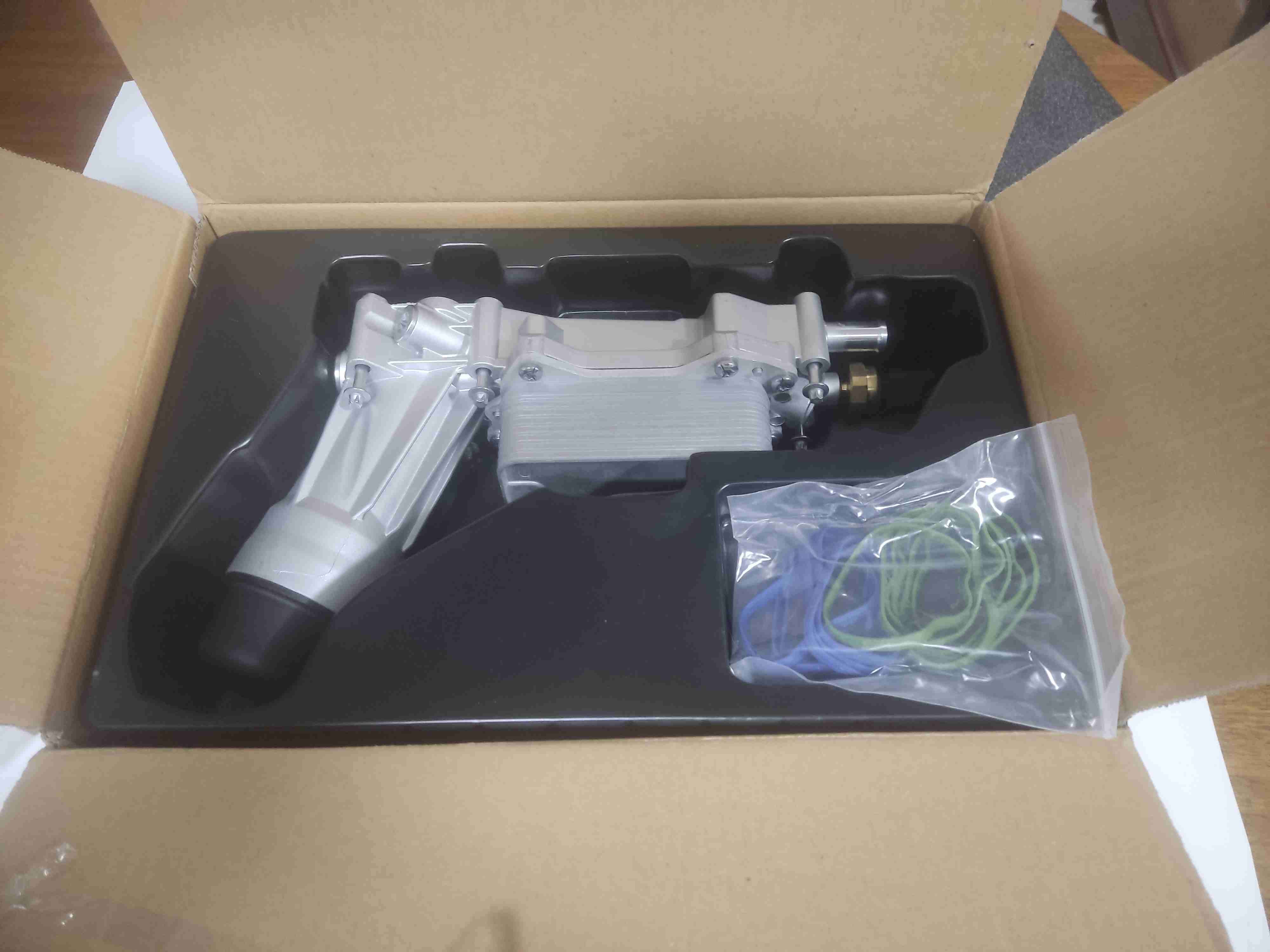 Enfriador de aceite de aluminio