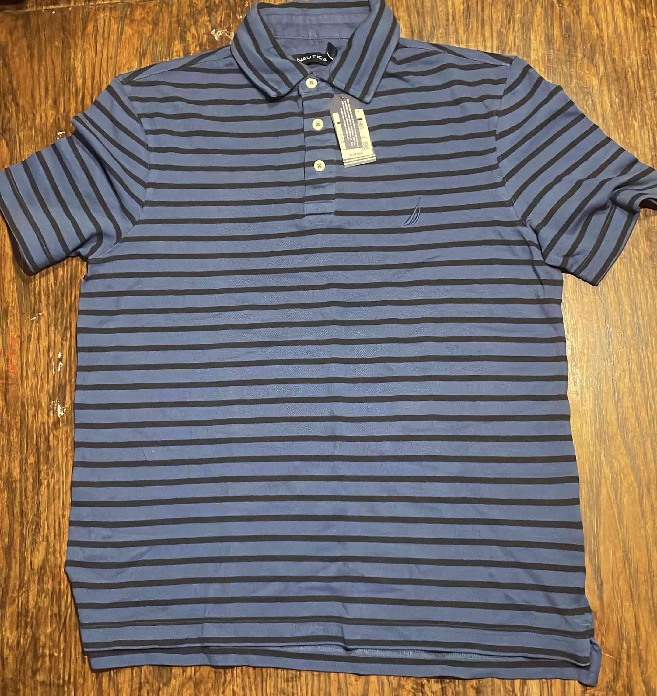 Polera azul rayada Nautica - miniatura 2