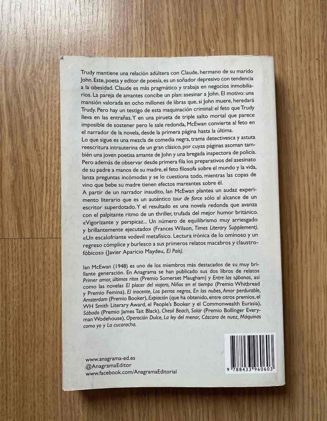 Libro Cáscara de nuez Ian McEwan - miniatura 2