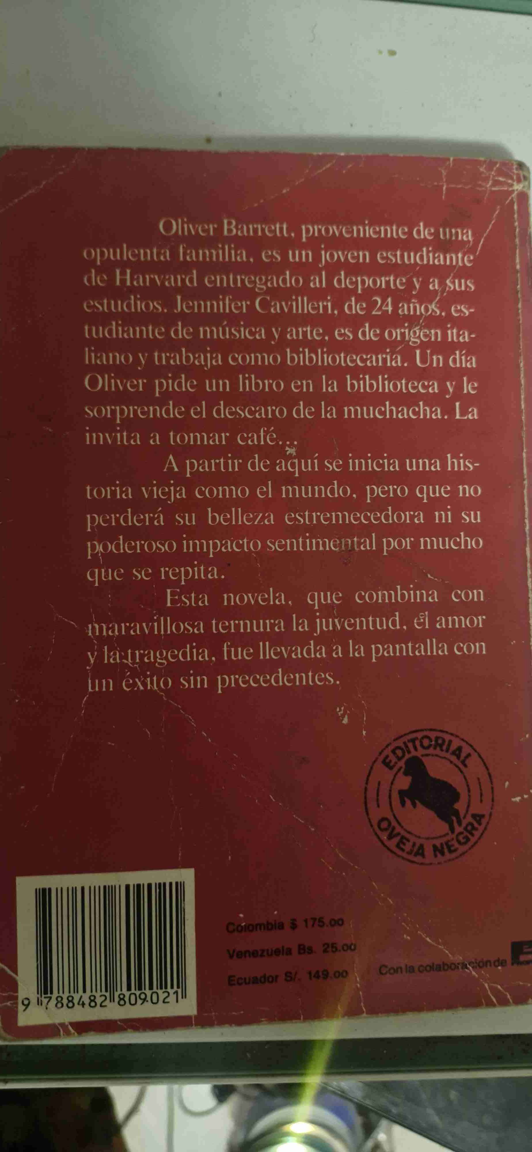 Libro 'Love Story' de Erich Segal - miniatura 2