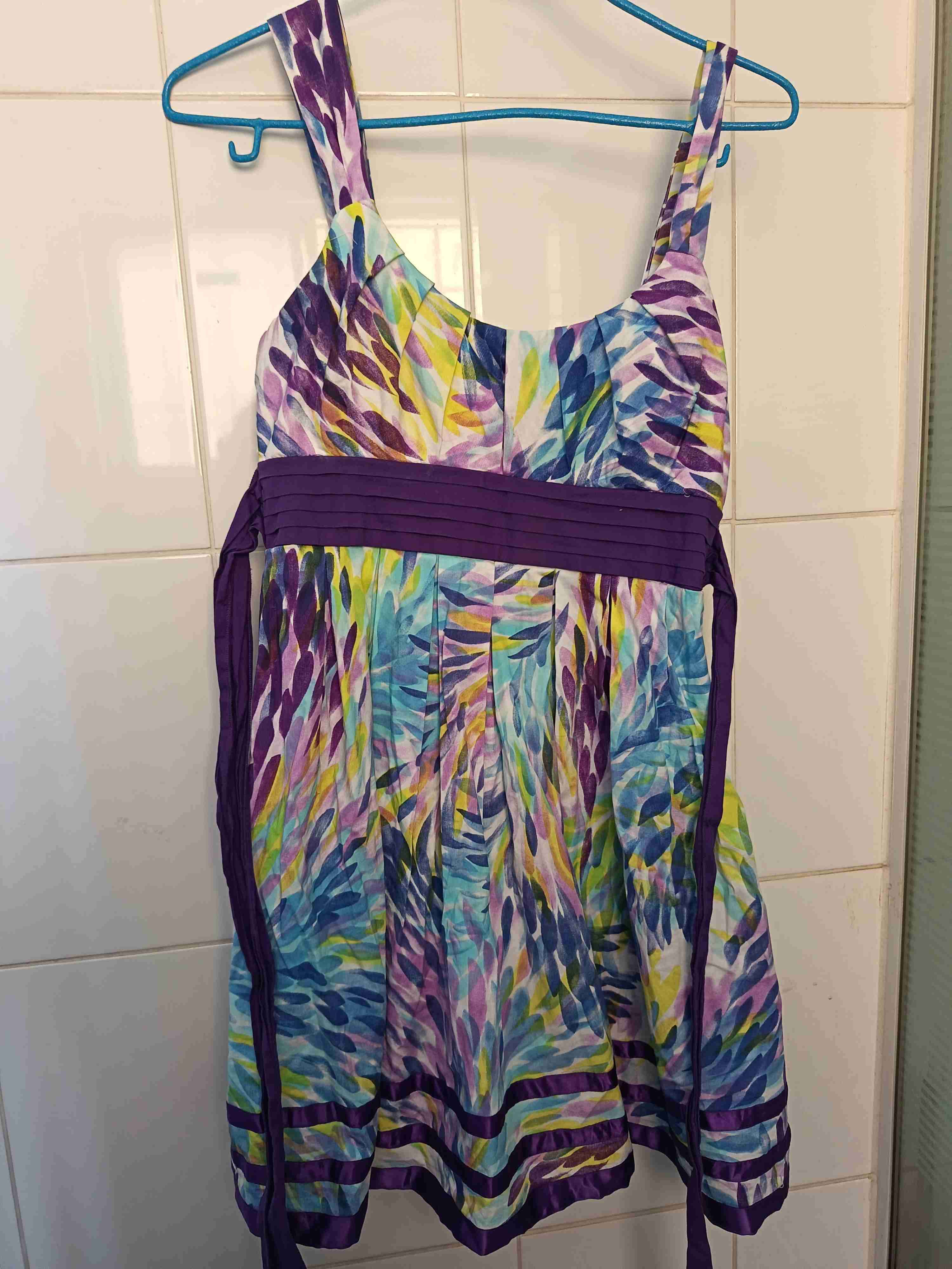 Vestido estampado colores vivos