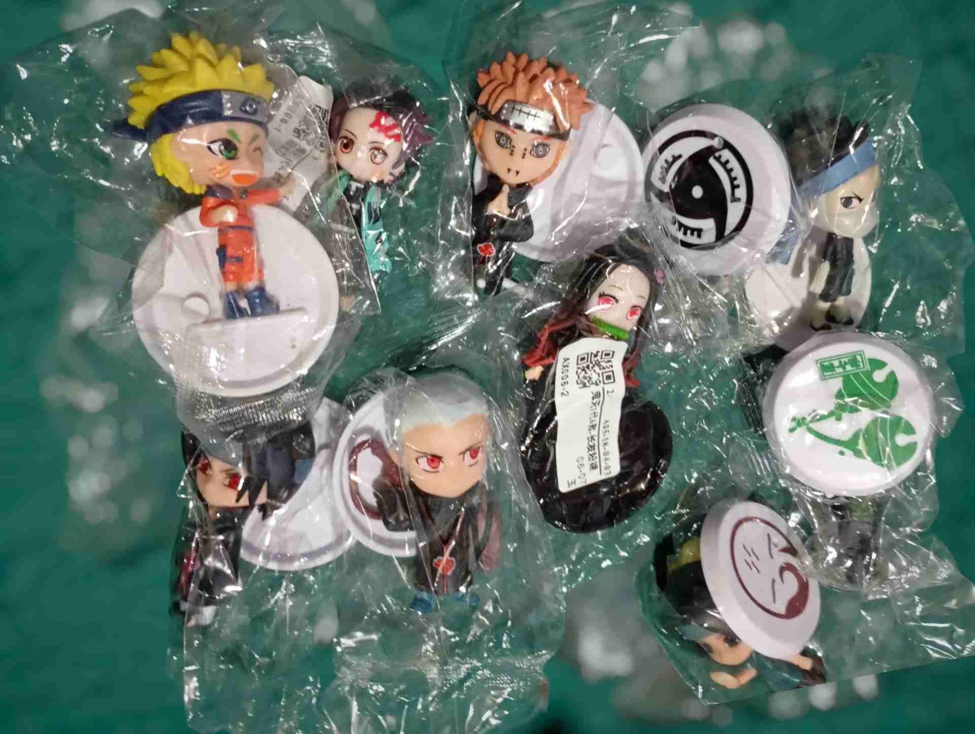 Figuras   anime Naruto y Demon Slayer