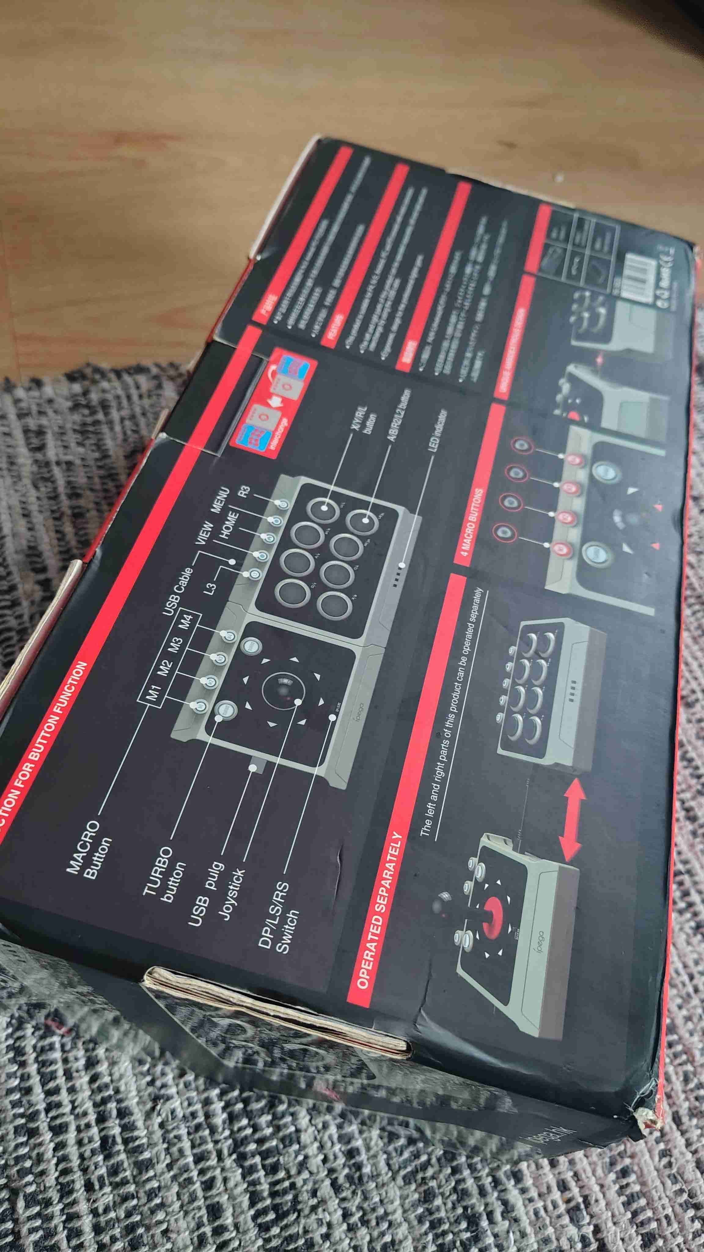 Control arcade ipega con joystick - miniatura 4