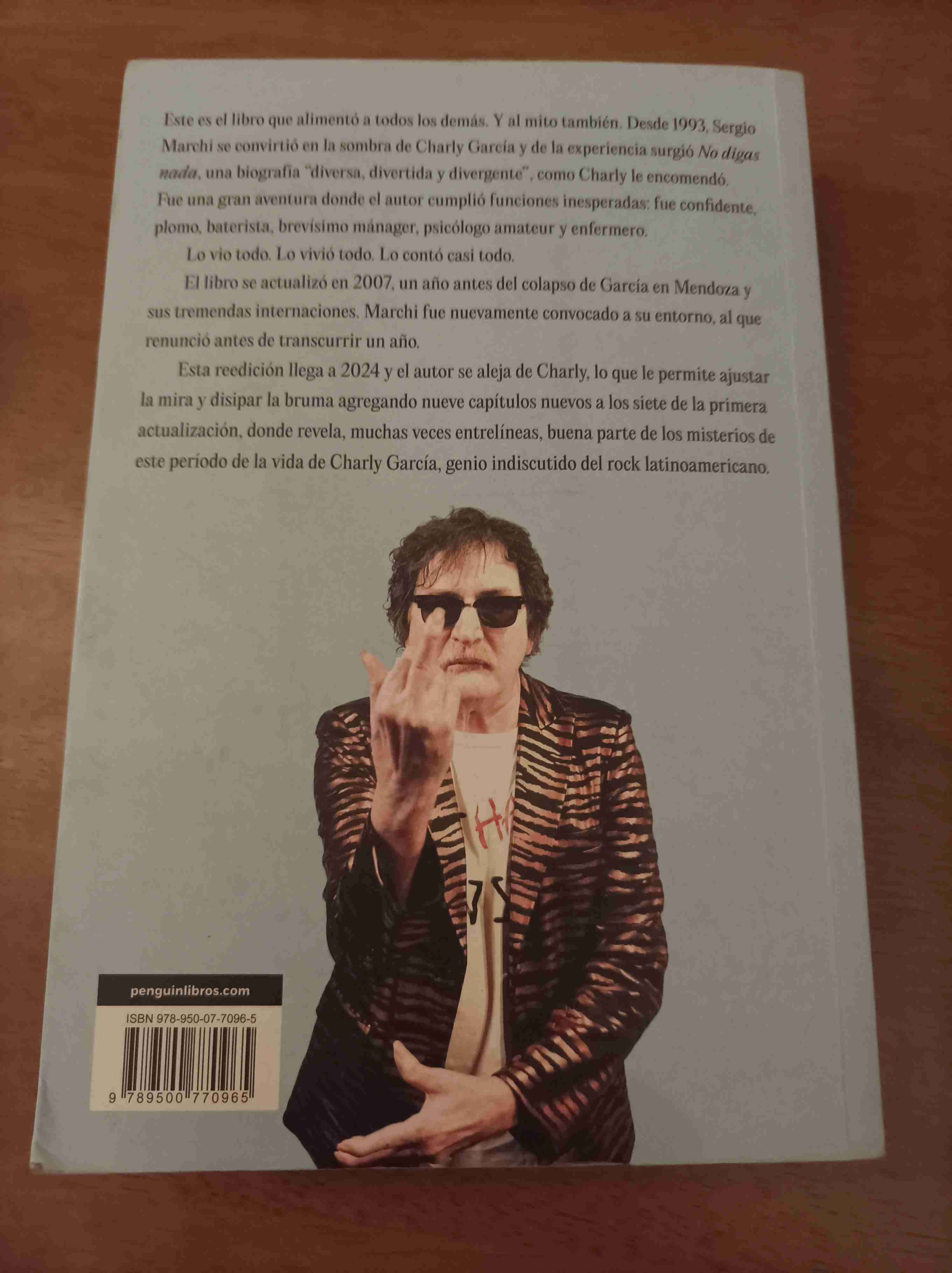 Libro No digas nada - Charly García - miniatura 2
