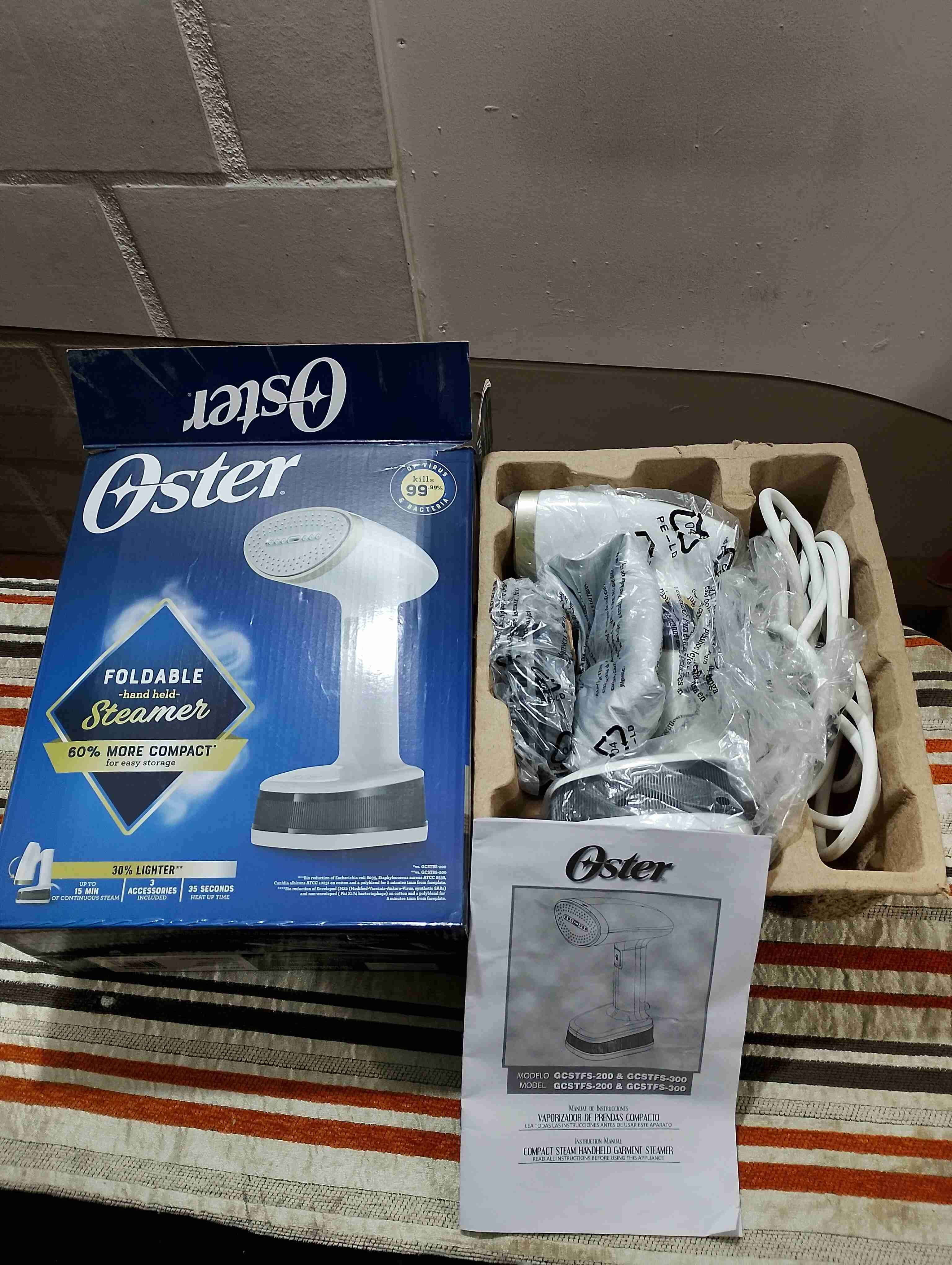 Plancha a vapor portátil Oster - miniatura 2