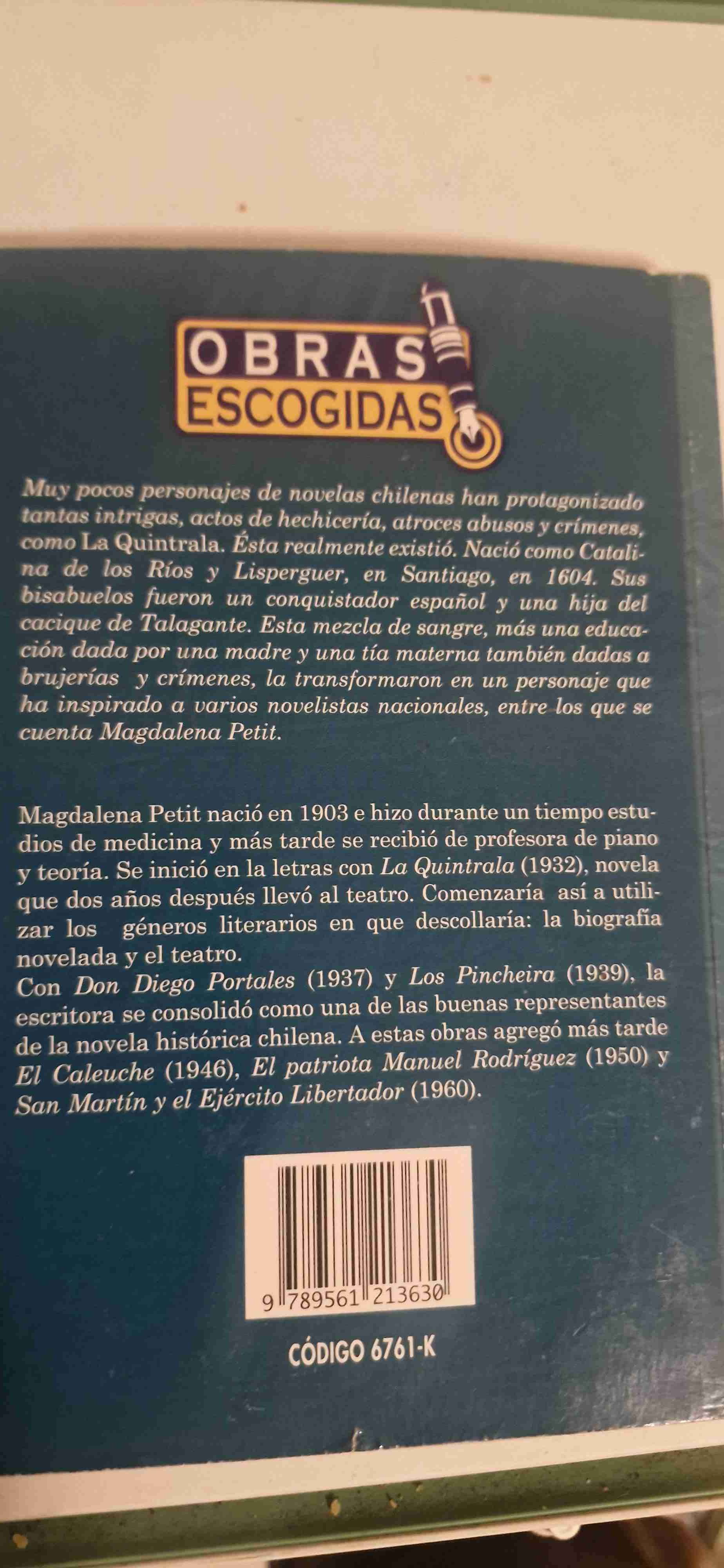 Libro 'La Quintrala' de Magdalena Petit - miniatura 2