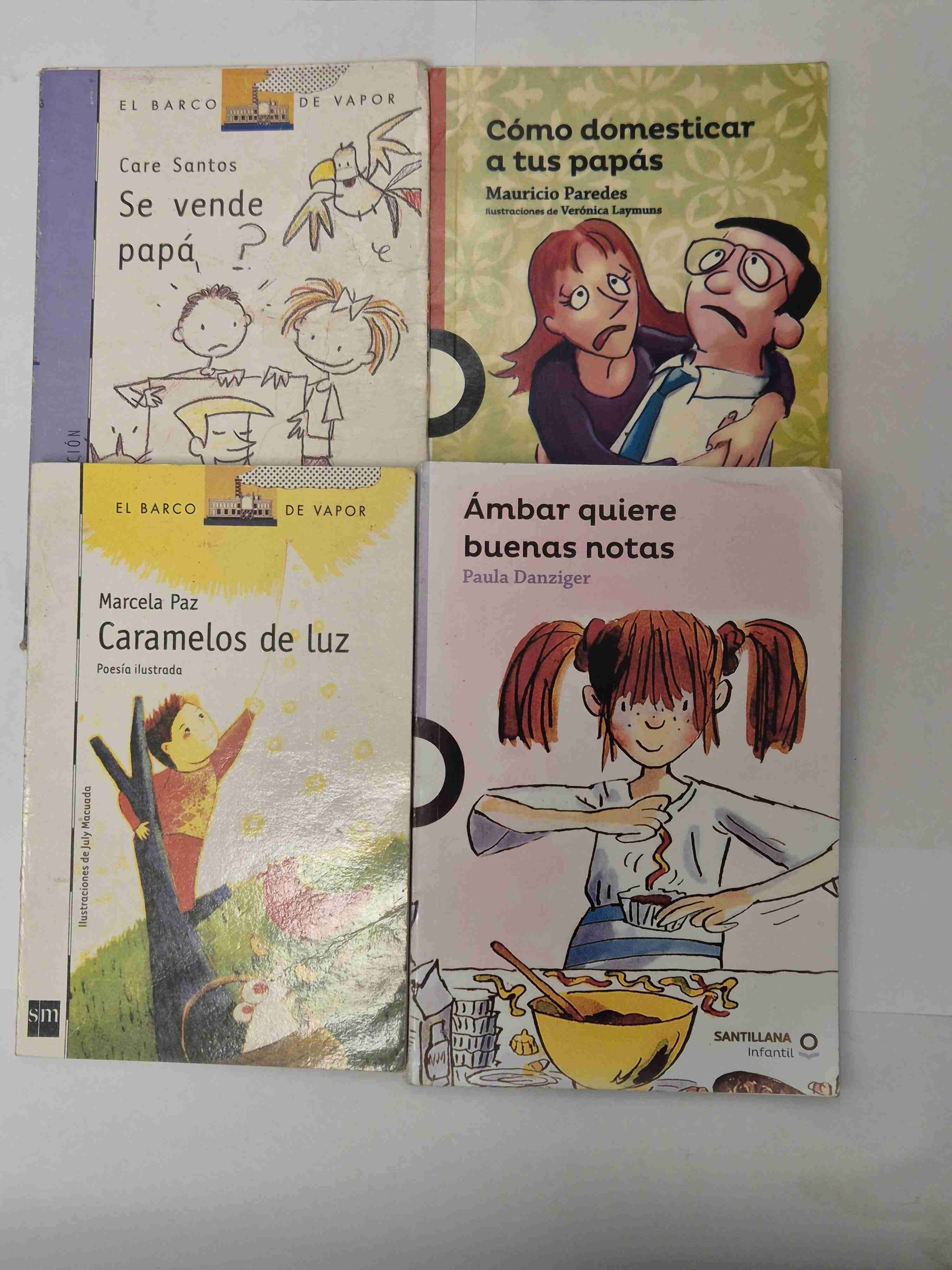 1 Libro: Se vende papá / Caramelos de luz