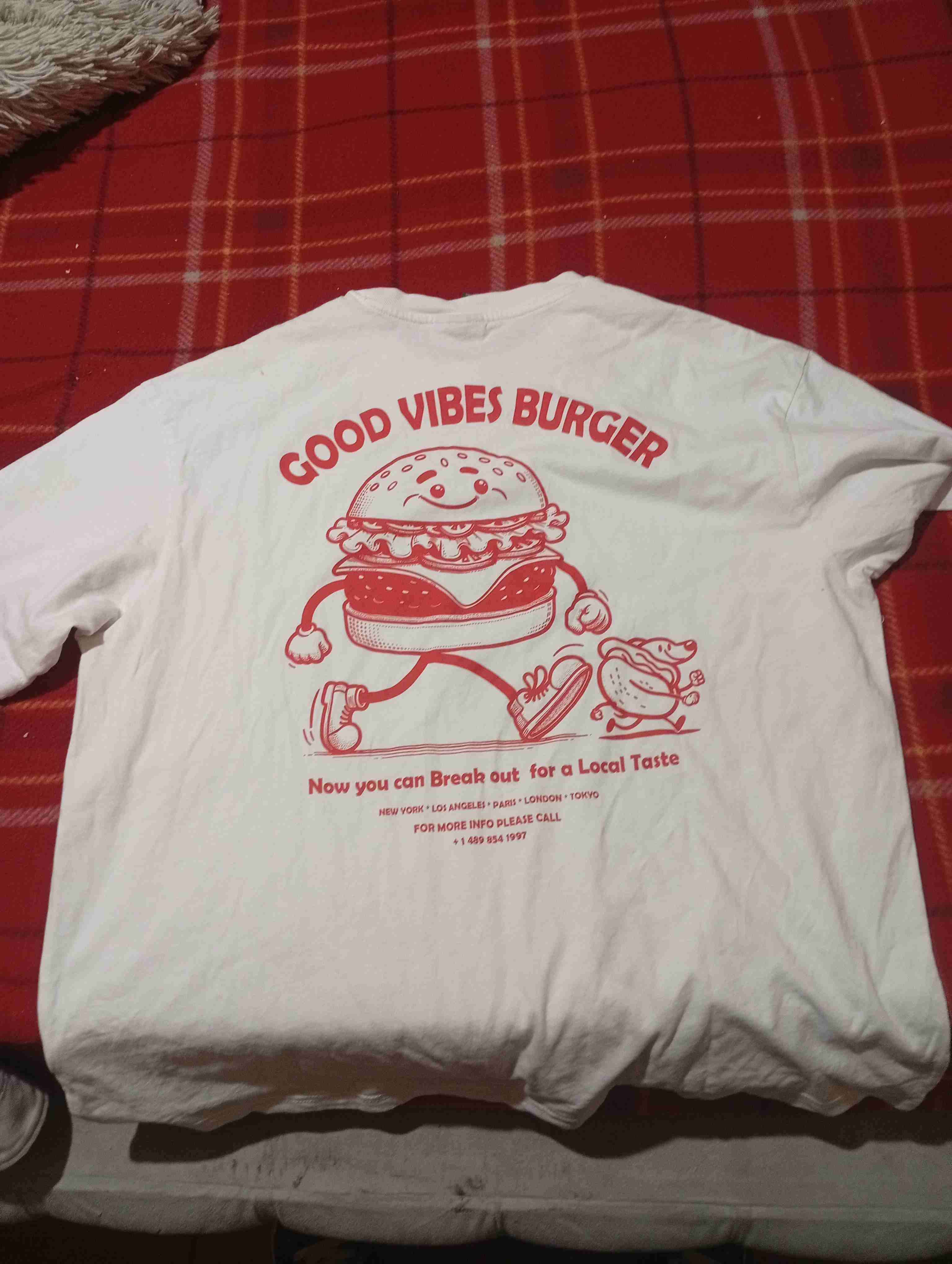Polera blanca 'Good Vibes' - miniatura 2