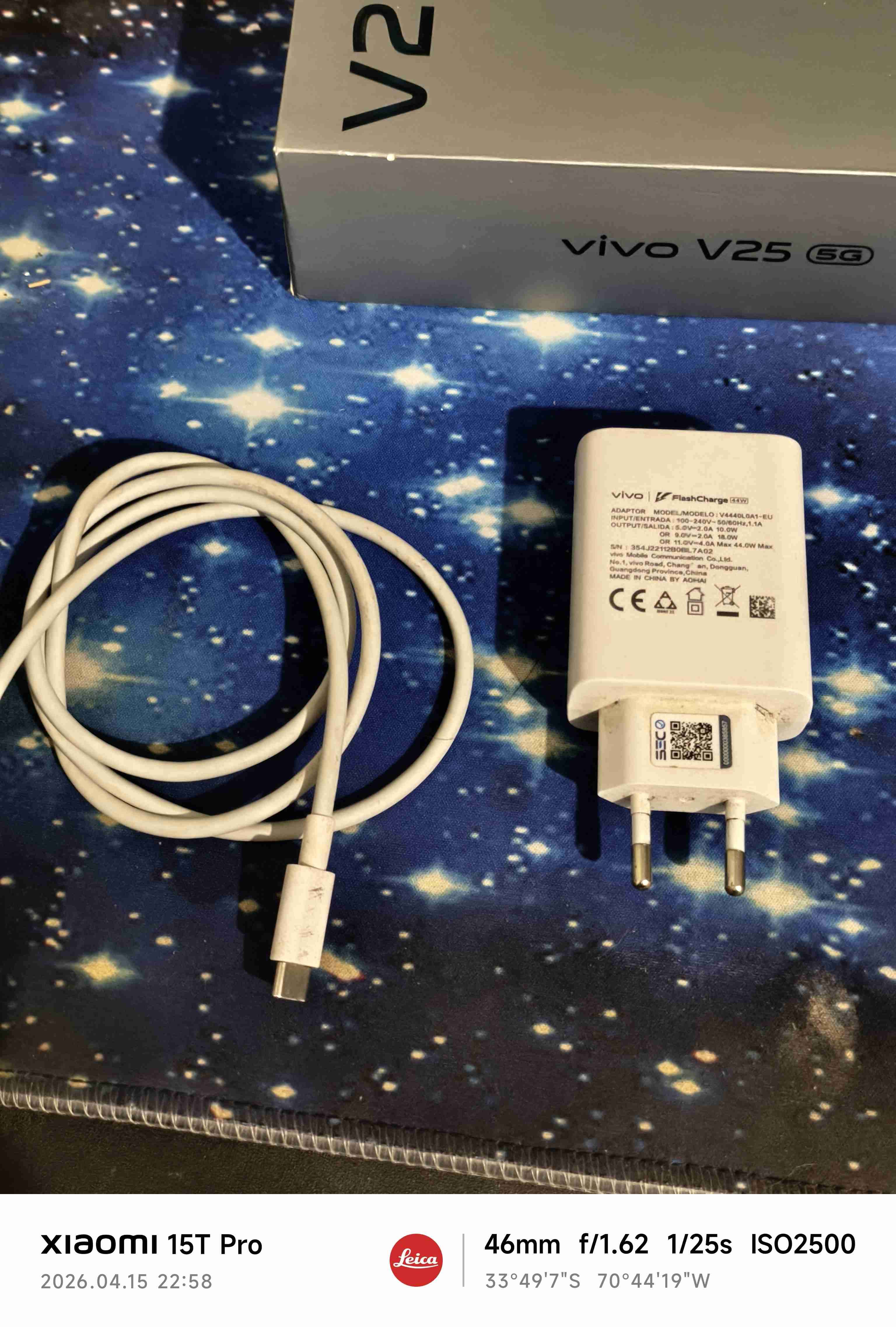 Smartphone Vivo V25 amarillo - miniatura 2