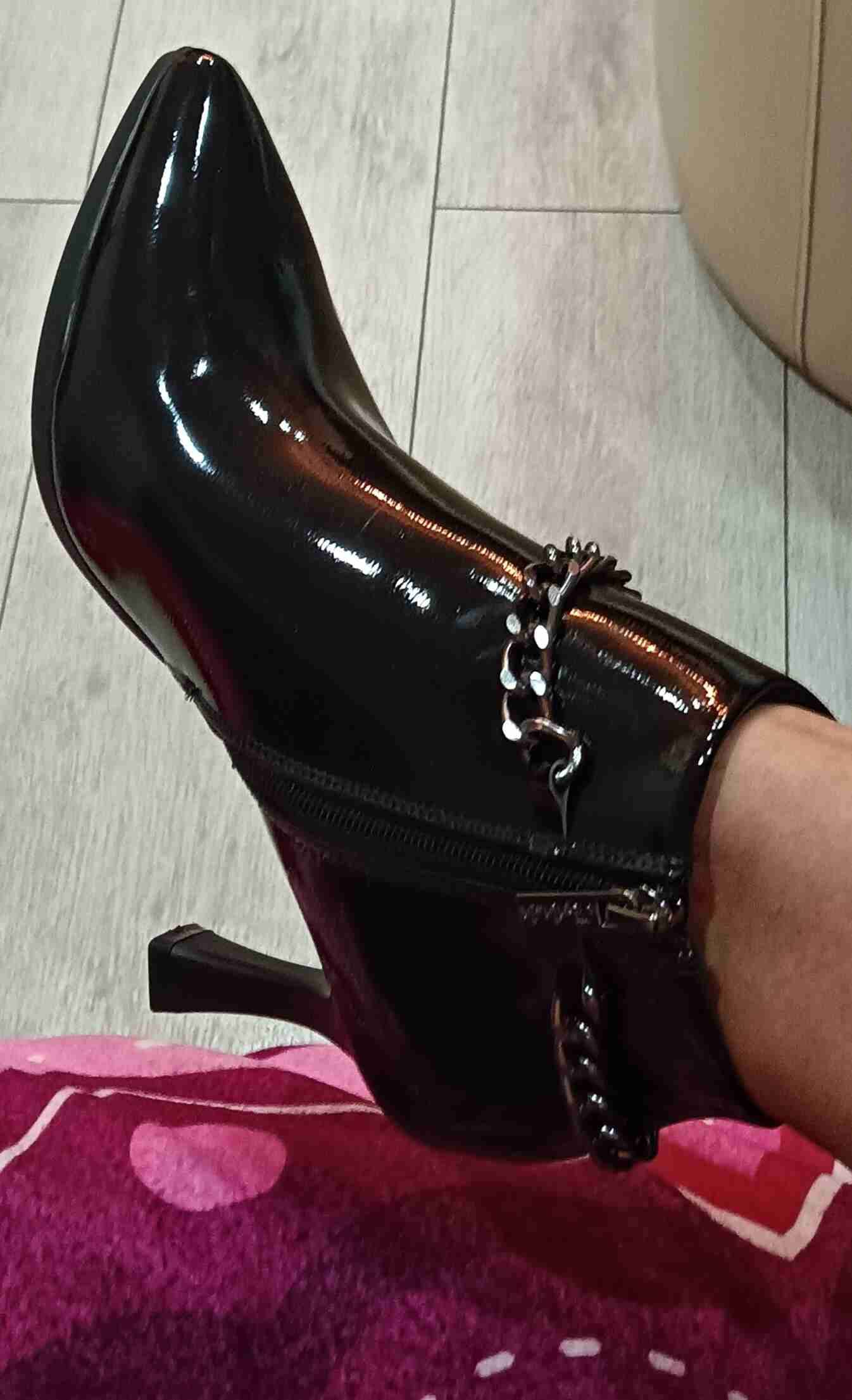 Chalada botines Charol Negro Talla 38 - miniatura 3