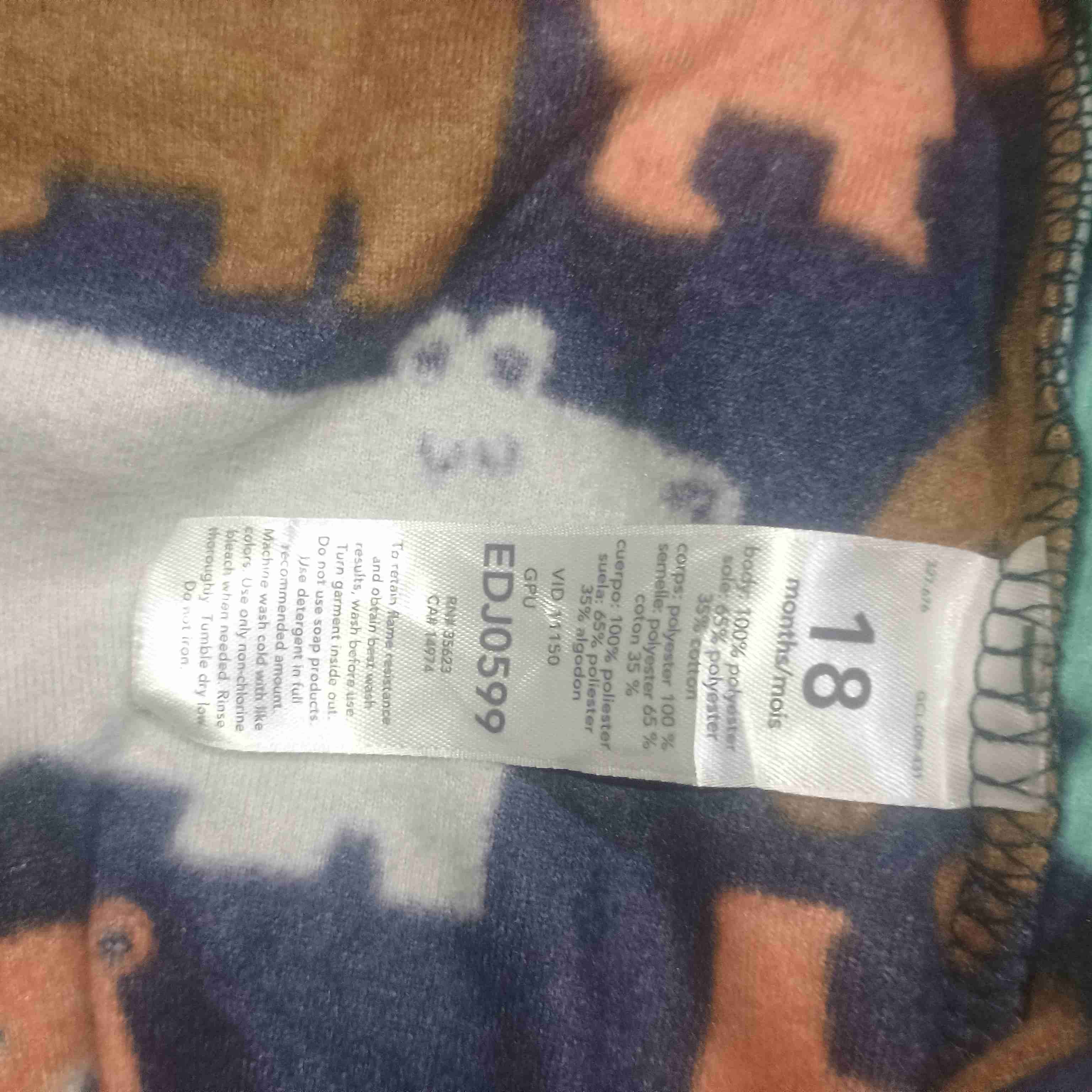 Pijama entero de ositos para niño - miniatura 3