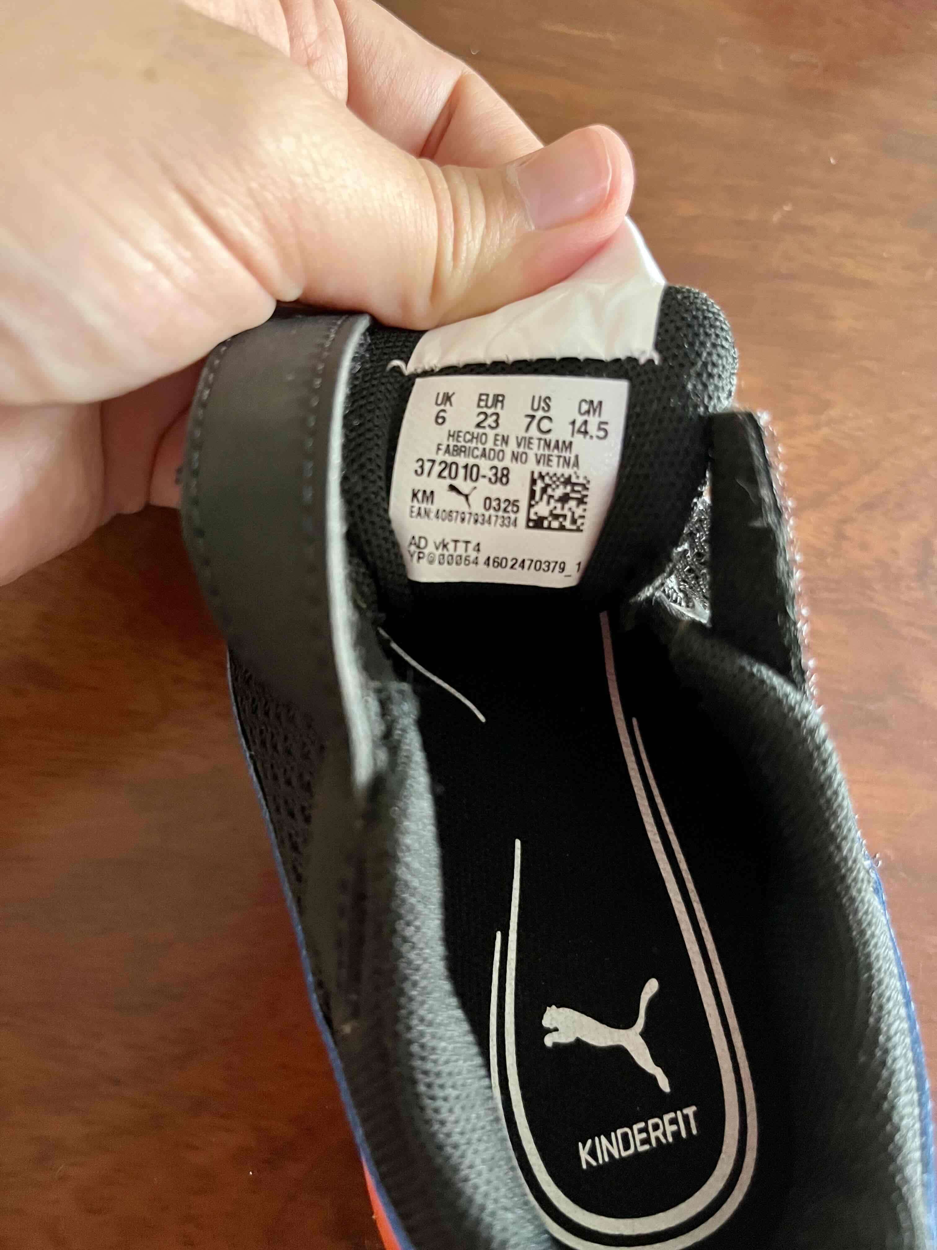 Zapatillas Puma Originales negras con velcro - miniatura 6