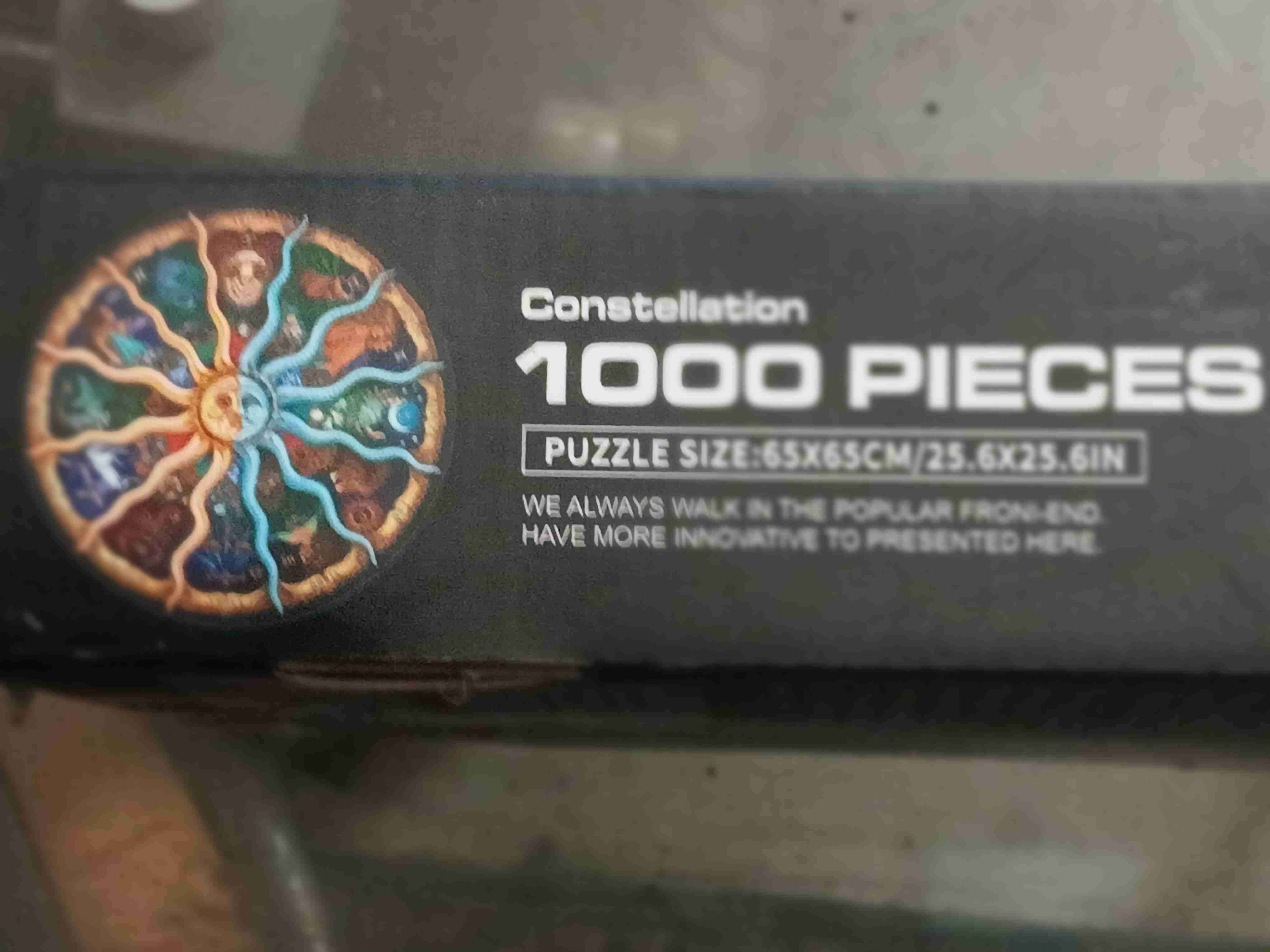 Rompecabezas 1000 piezas con diseño zodiacal - miniatura 2