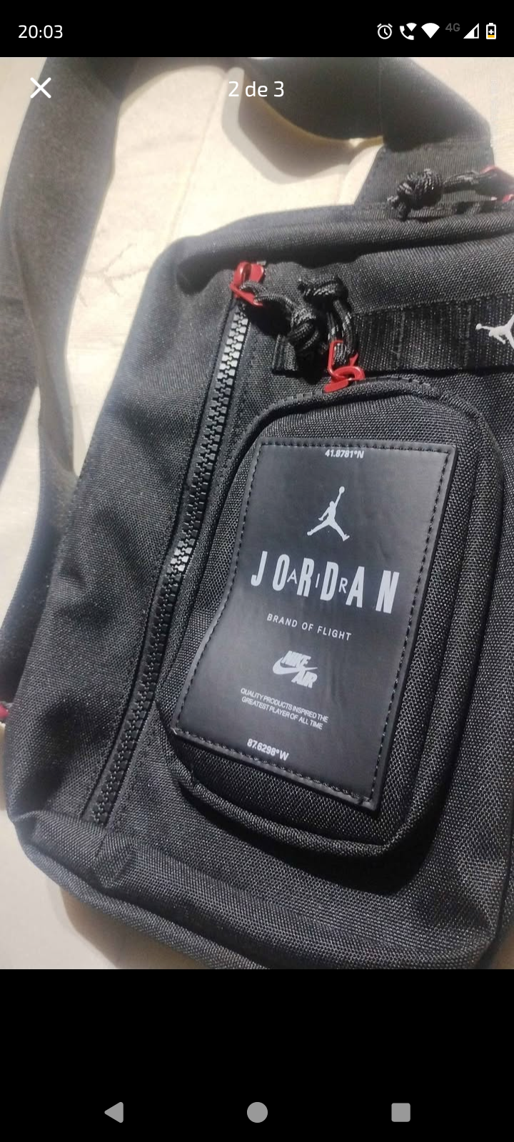 Bolso Pechera Nike Air Jordan - miniatura 2