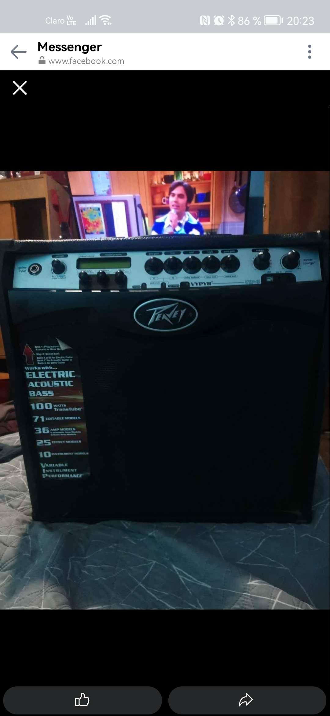 Amplificador Peavey Vypyr VIP-3 - miniatura 2