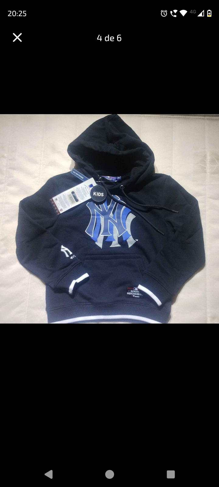 Buso Completo MLB Niño New York 🇺🇸🗽Talla 6 - miniatura 4