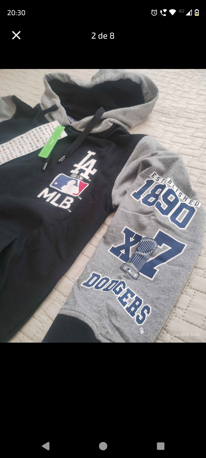 Buso Completo Niño Los Angeles Dodgers LA 🇺🇸🗽 - miniatura 2