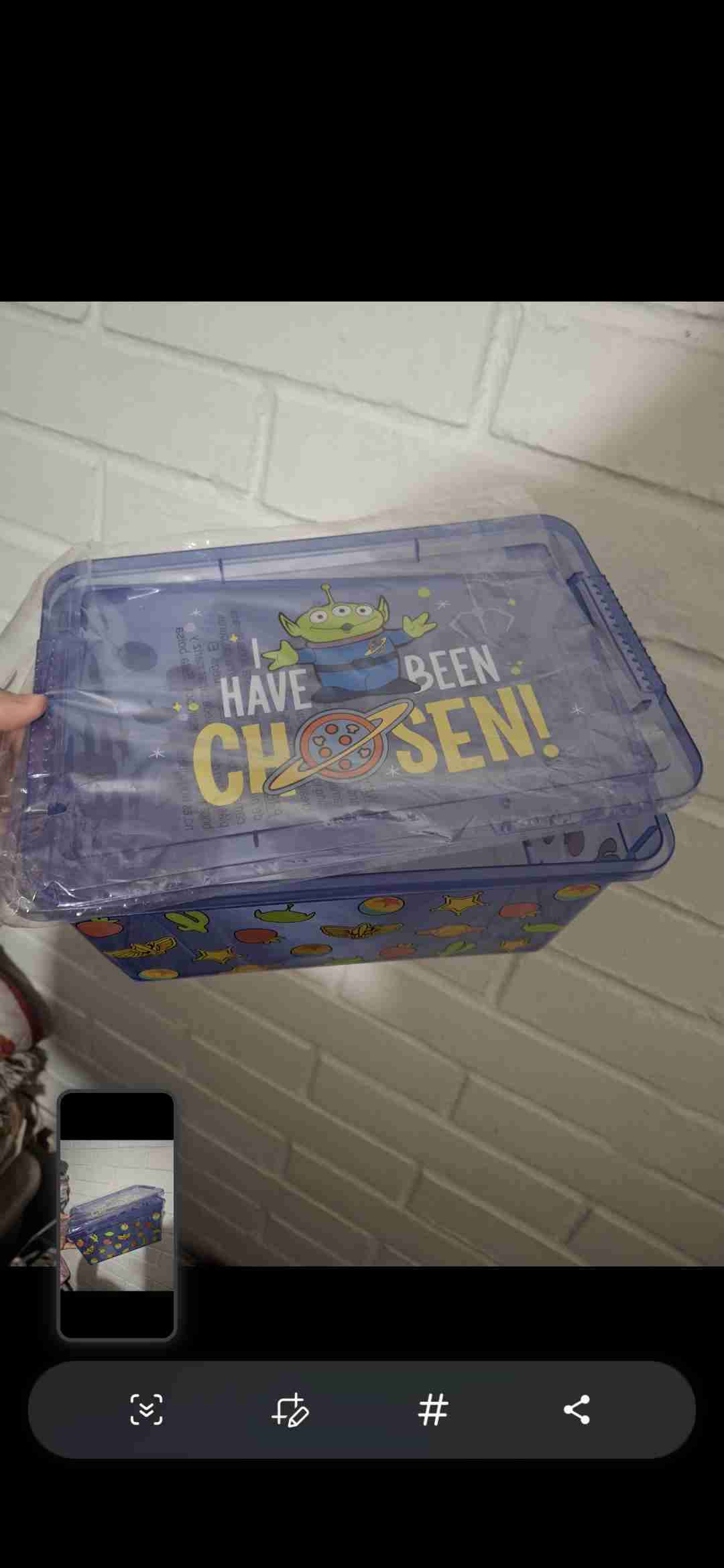 Caja plástica Toy Story