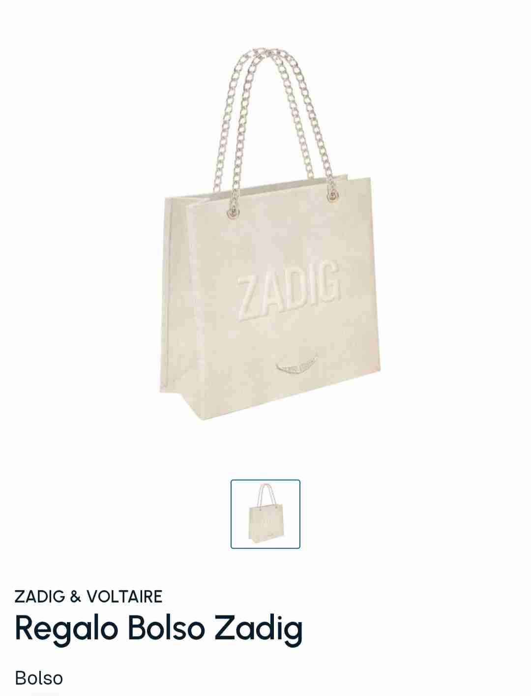 Bolso beige Zadig & Voltaire - miniatura 5