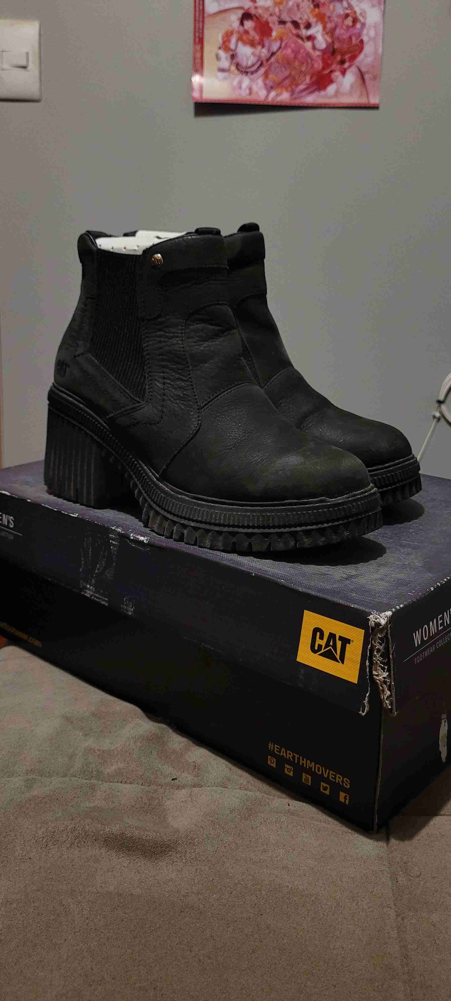 Botines CAT negras para mujer - miniatura 2