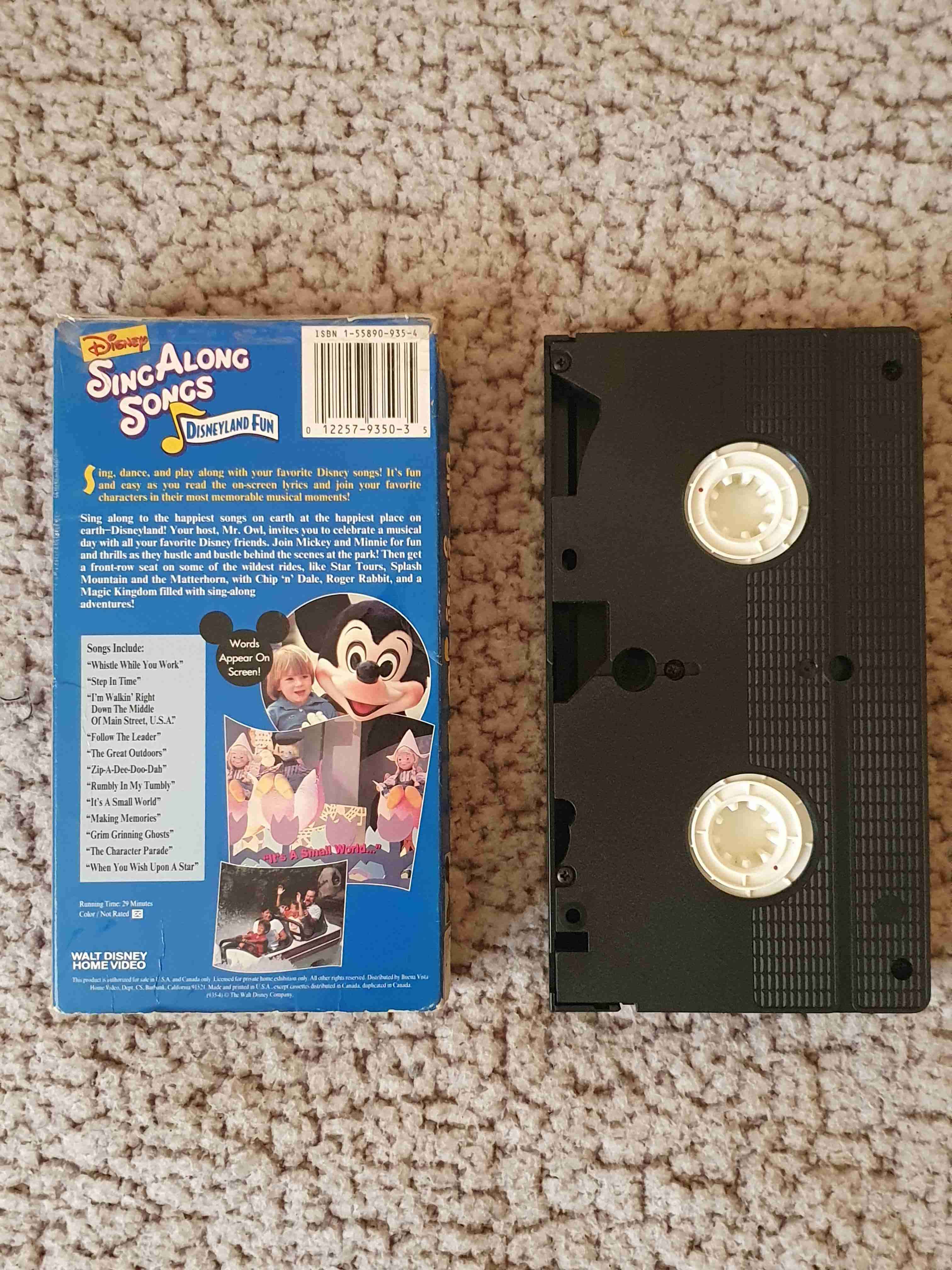 VHS Disney Sing Along Songs - miniatura 2