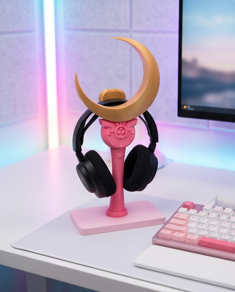 Soporte para audífonos cetro lunar - miniatura 1