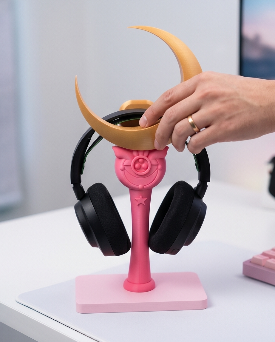 Soporte para audífonos cetro lunar - miniatura 2