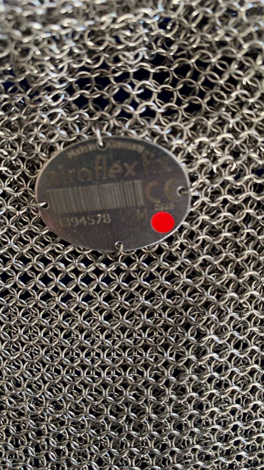 Guante de malla de acero inoxidable NUEVO TALLA S - miniatura 3