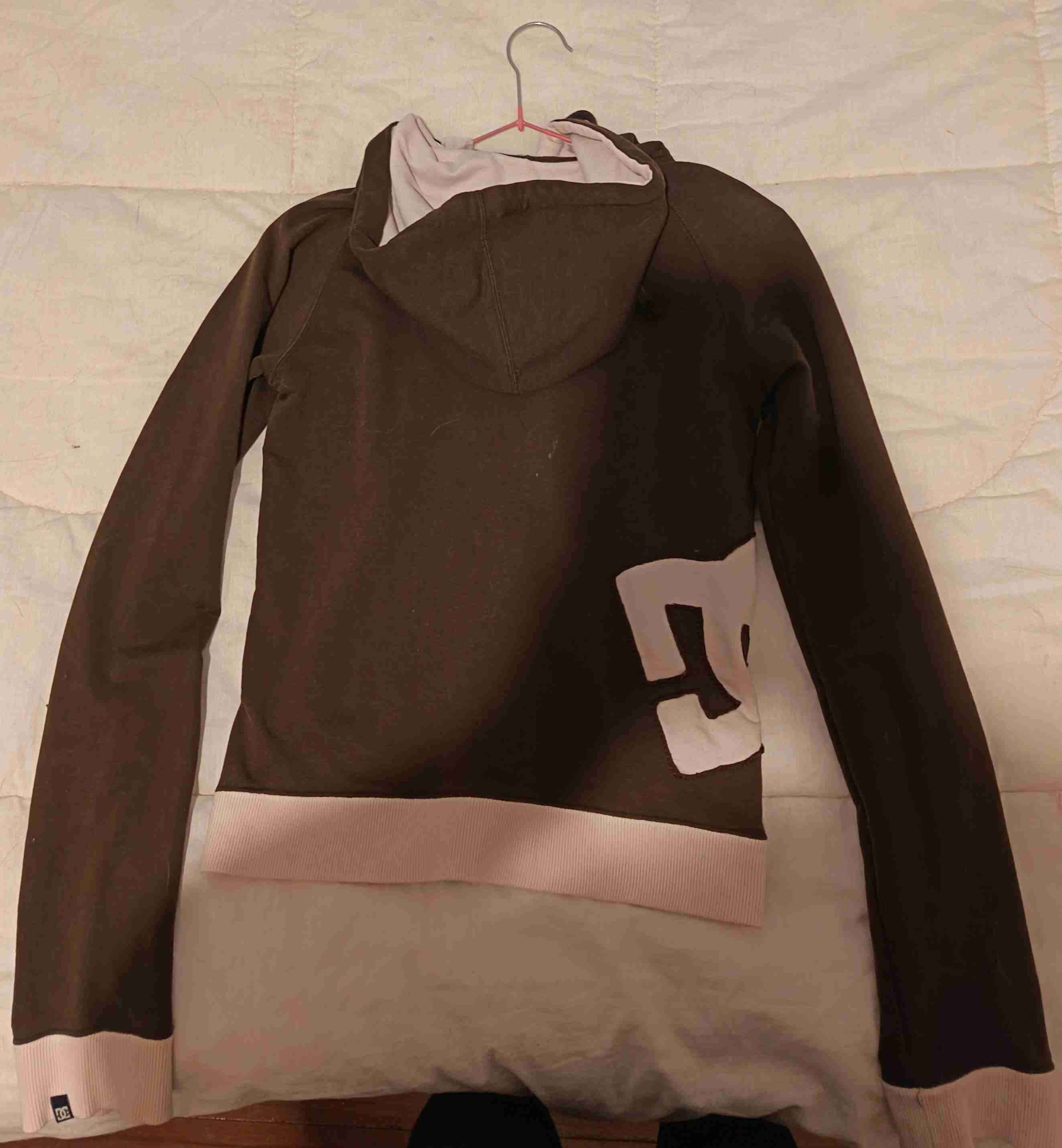 Polerón DC con capucha marrón y rosa - miniatura 2