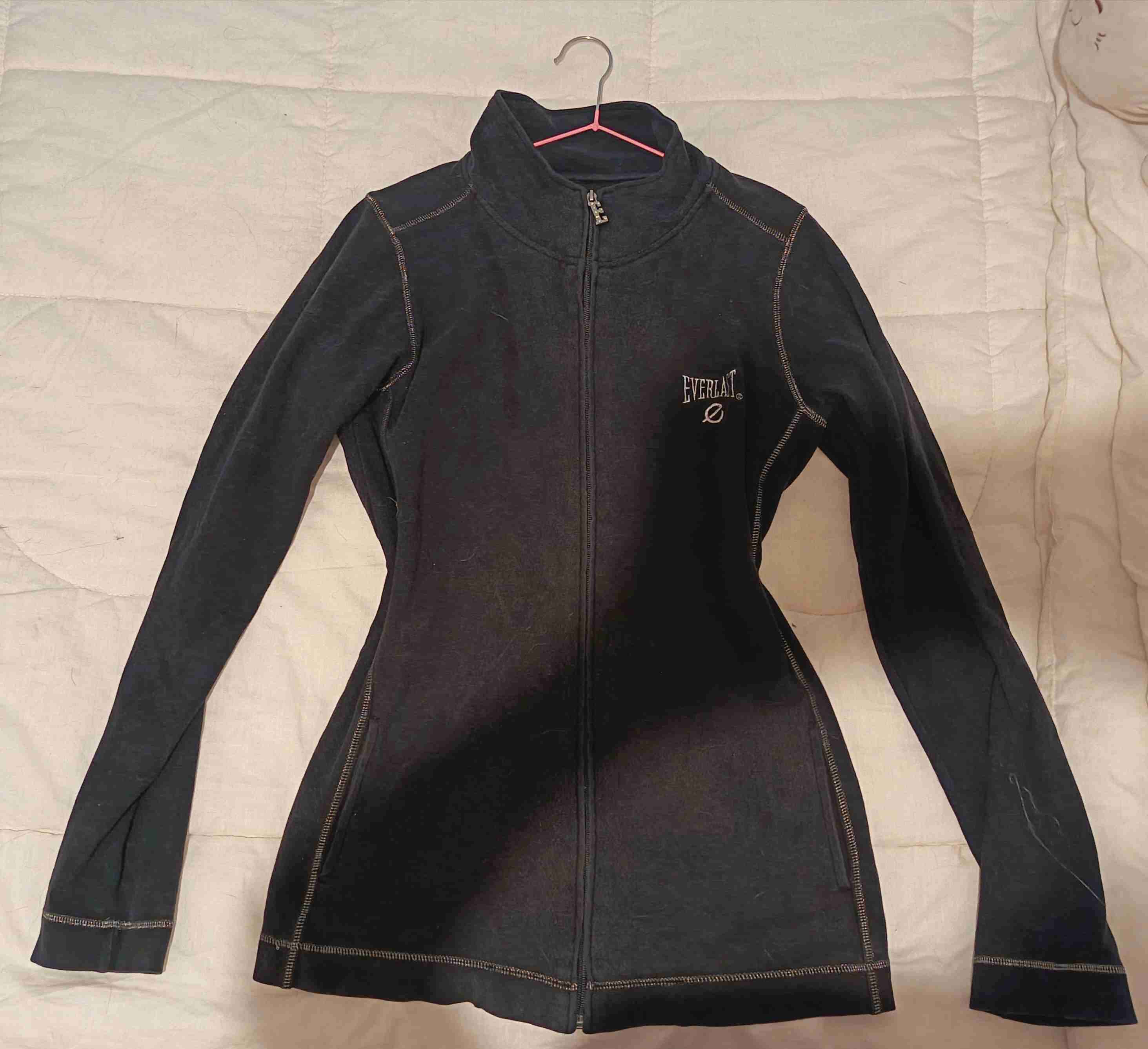 Poleron negro Everlast con cierre - miniatura 1