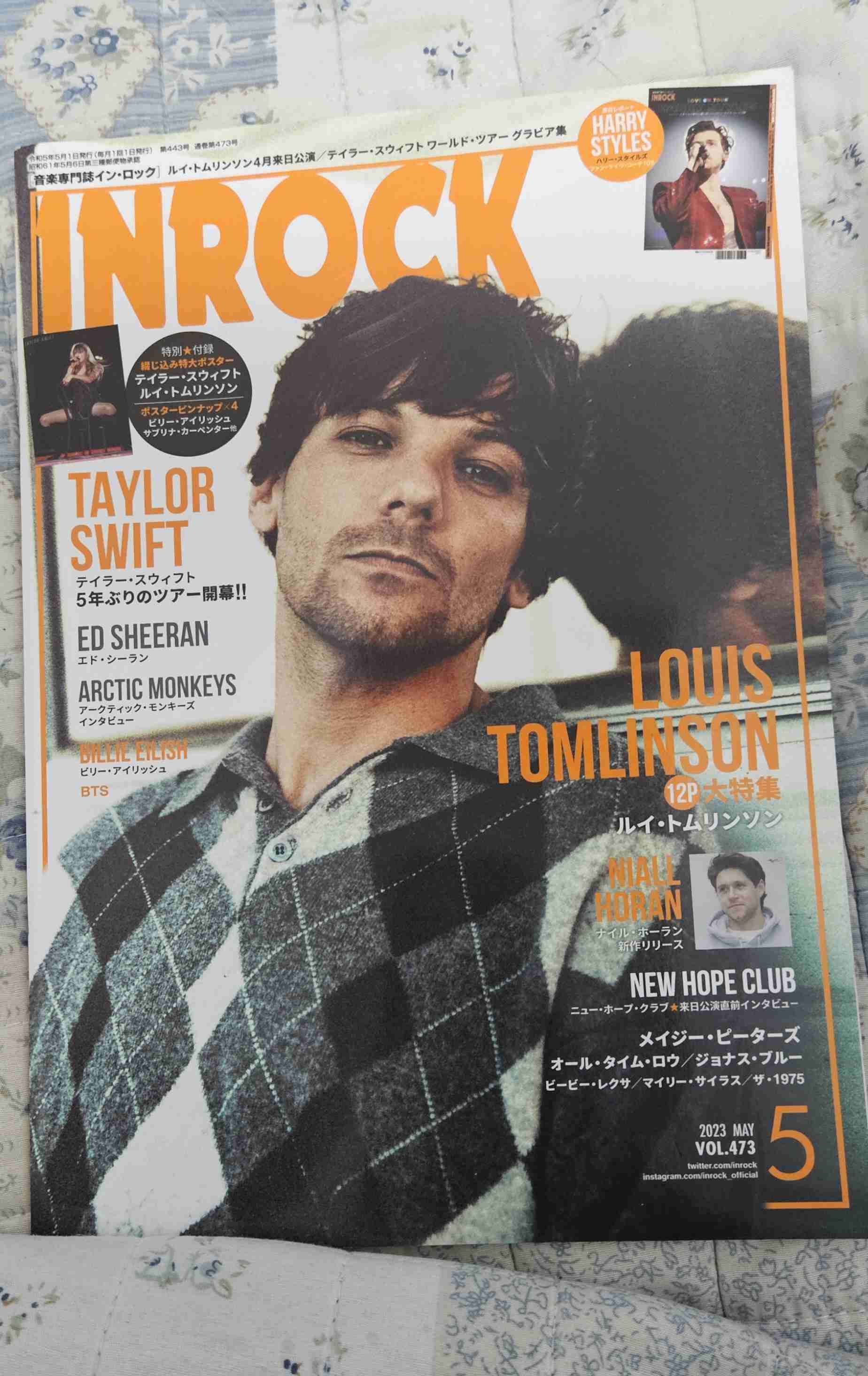 Revista INROCK mayo 2023 Louis Tomlinson - miniatura 1