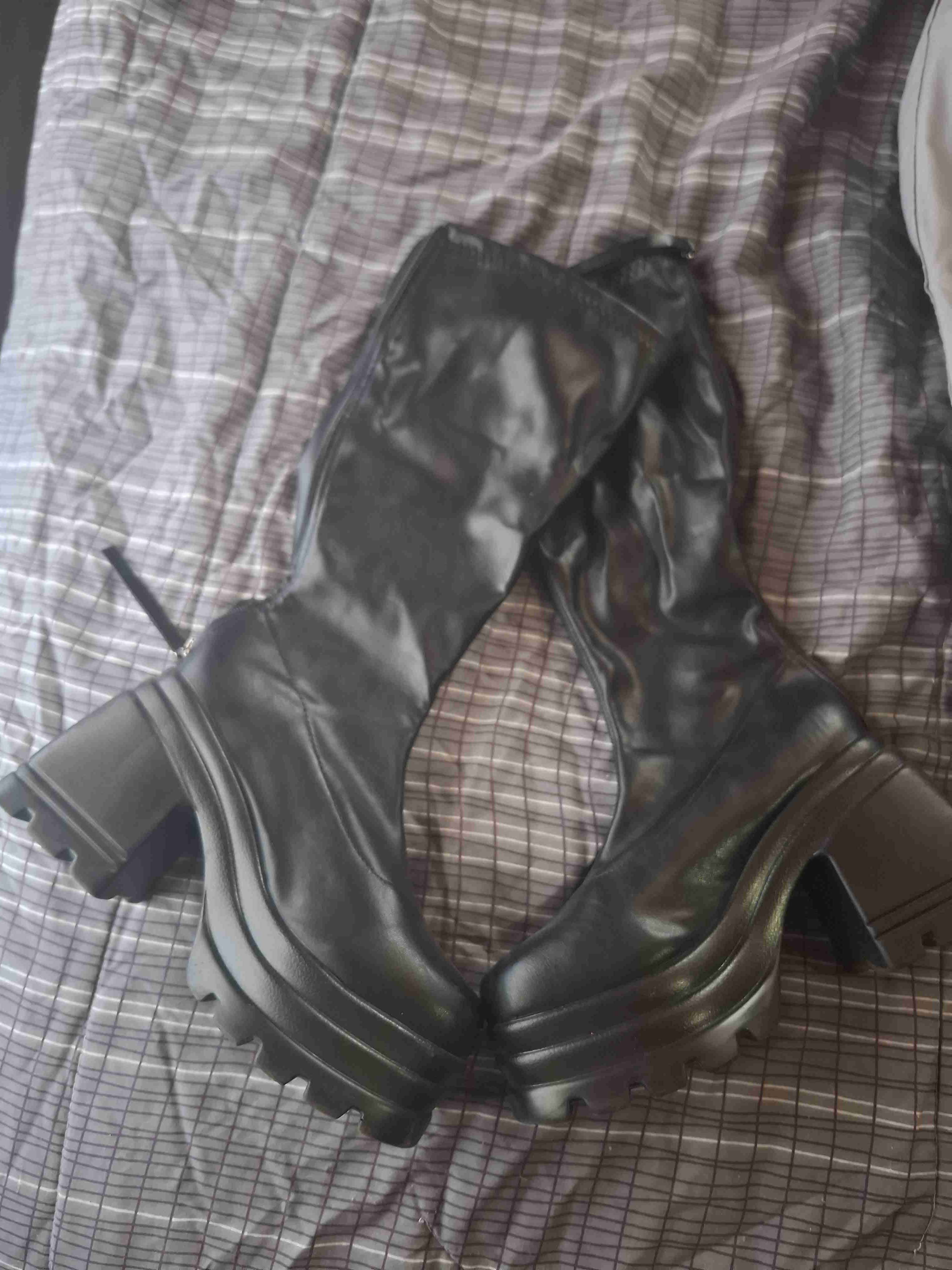 Botas plataforma negras - miniatura 4