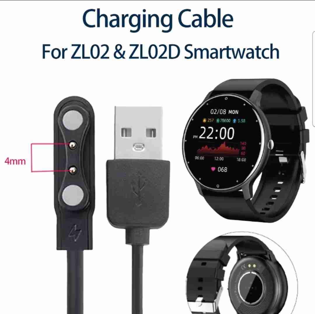 Cable cargador para smartwatch ZL02 - miniatura 1