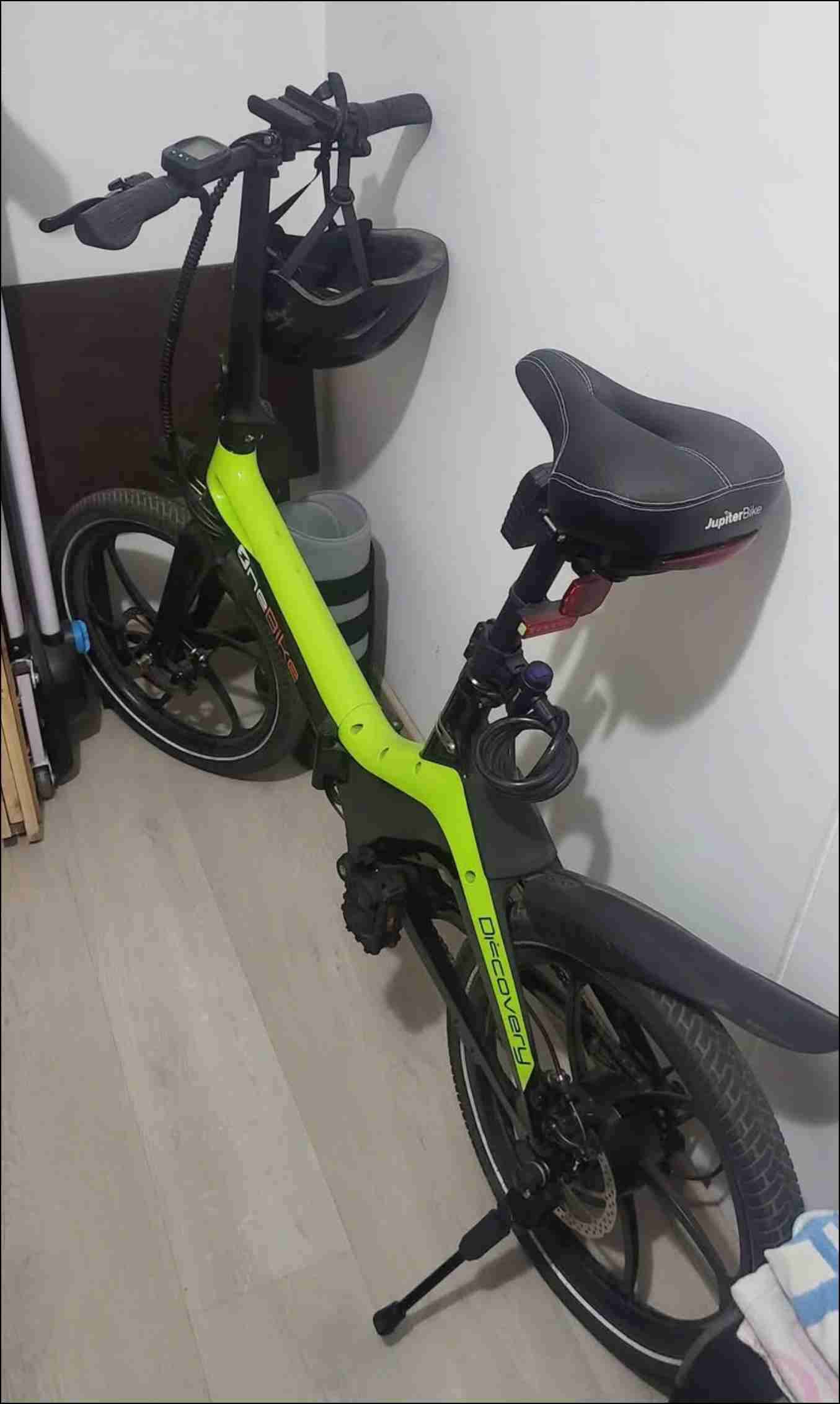 Bicicleta eléctrica Discovery verde - miniatura 1