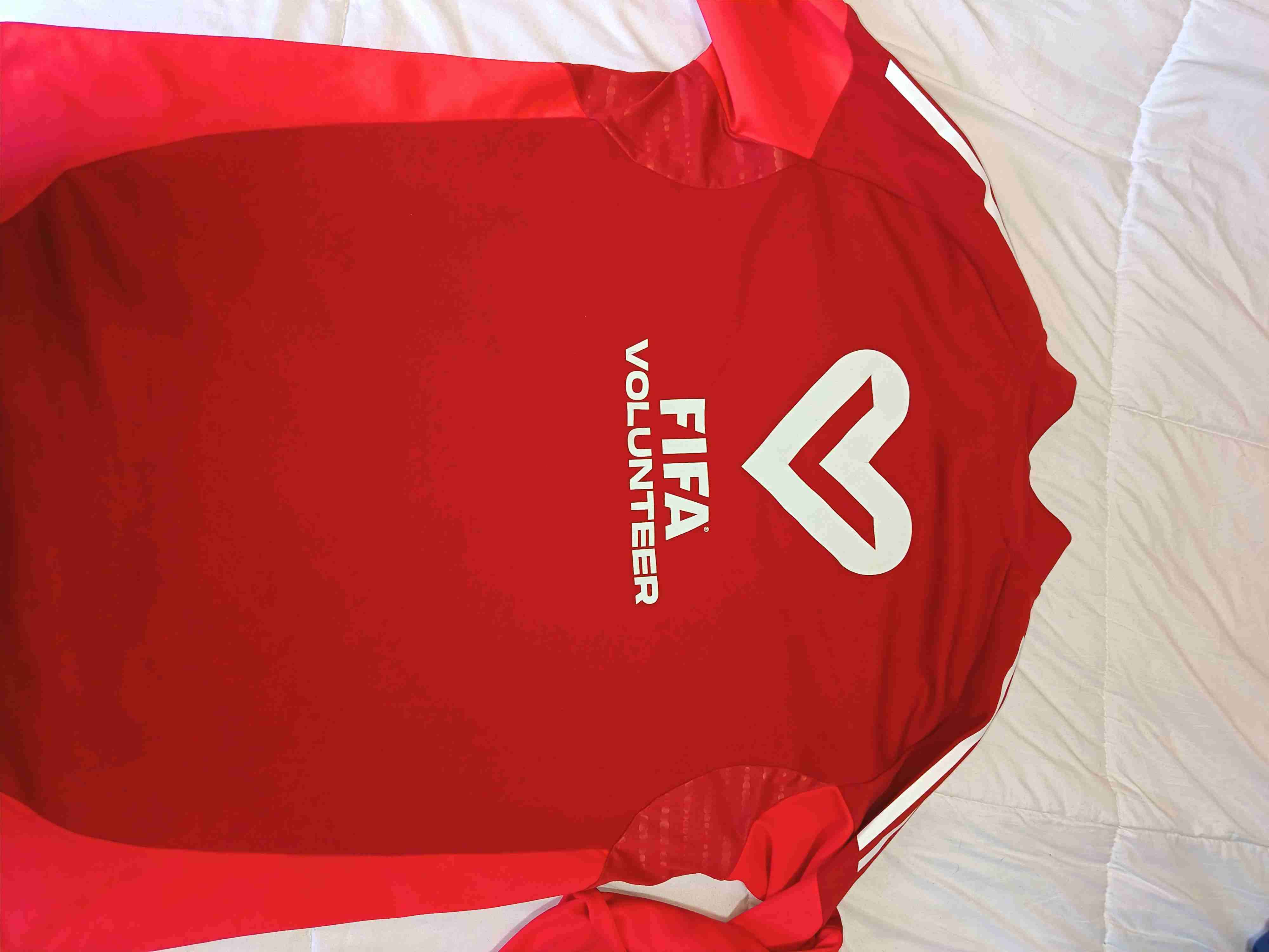 Chaqueta deportiva roja Adidas - miniatura 2