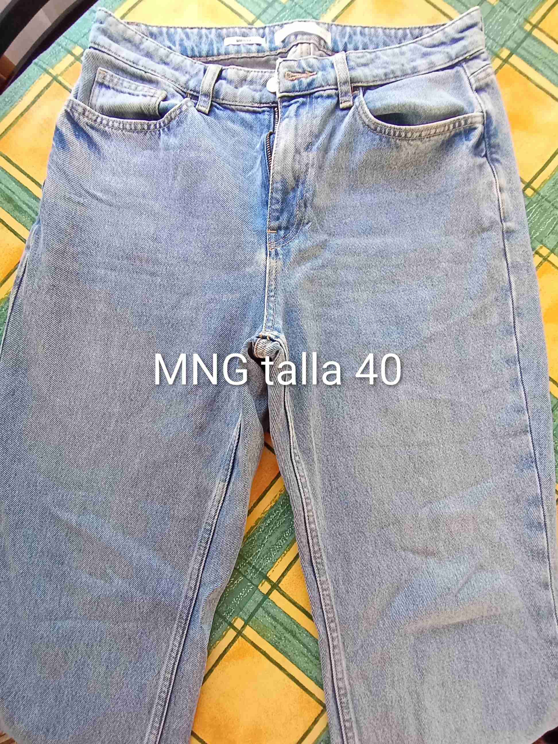 Jeans MNG Talla 40 Azul