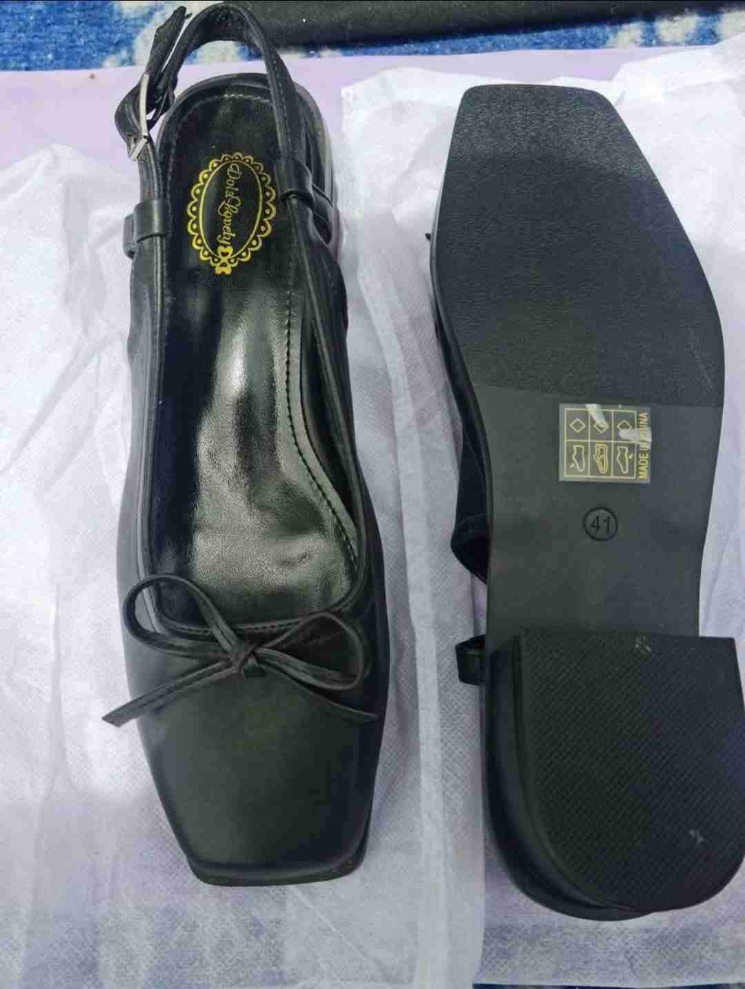 Zapatos negros charol con lazo - miniatura 2