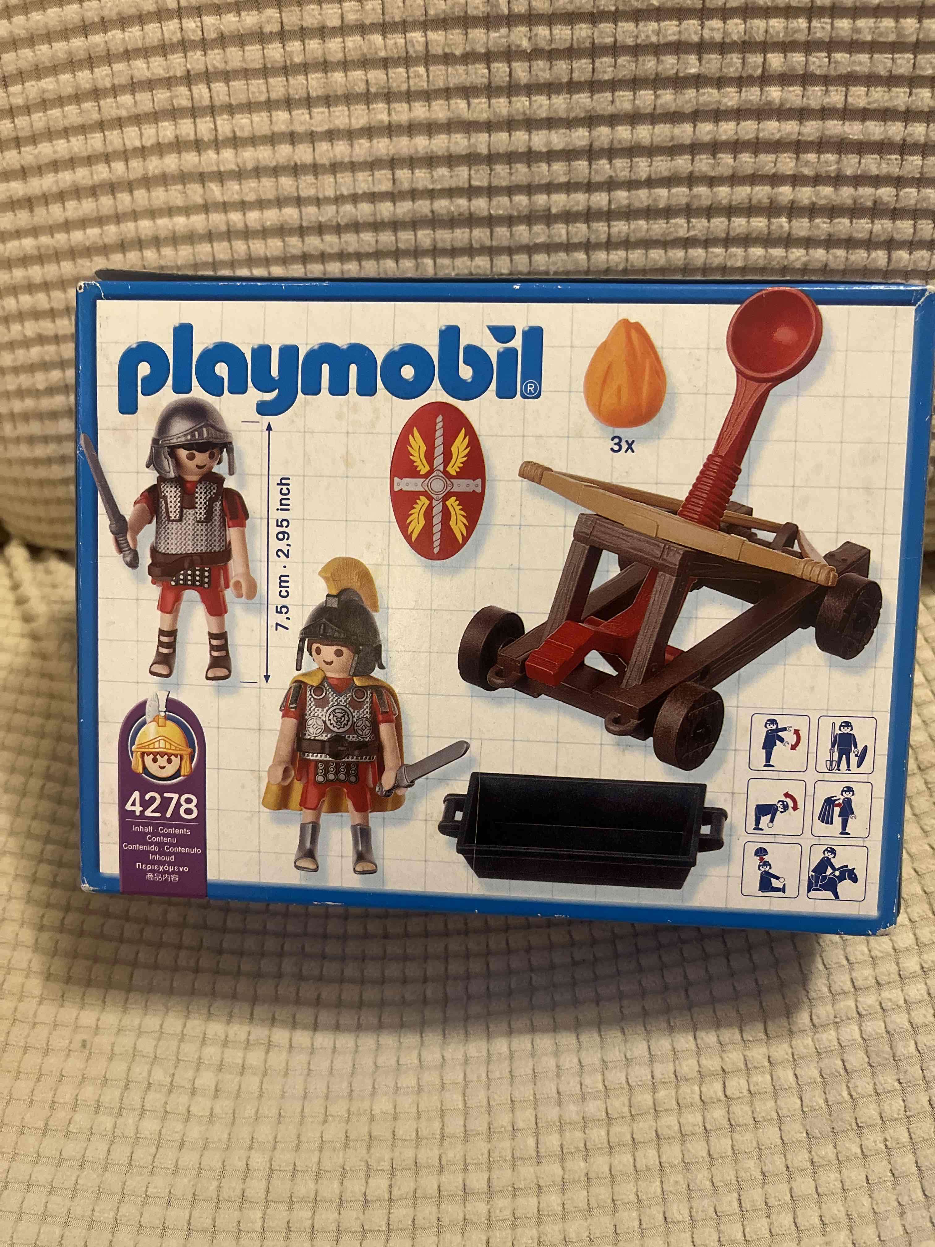 Caja de Playmobil Catapulta Romana nuevo en caja - miniatura 2