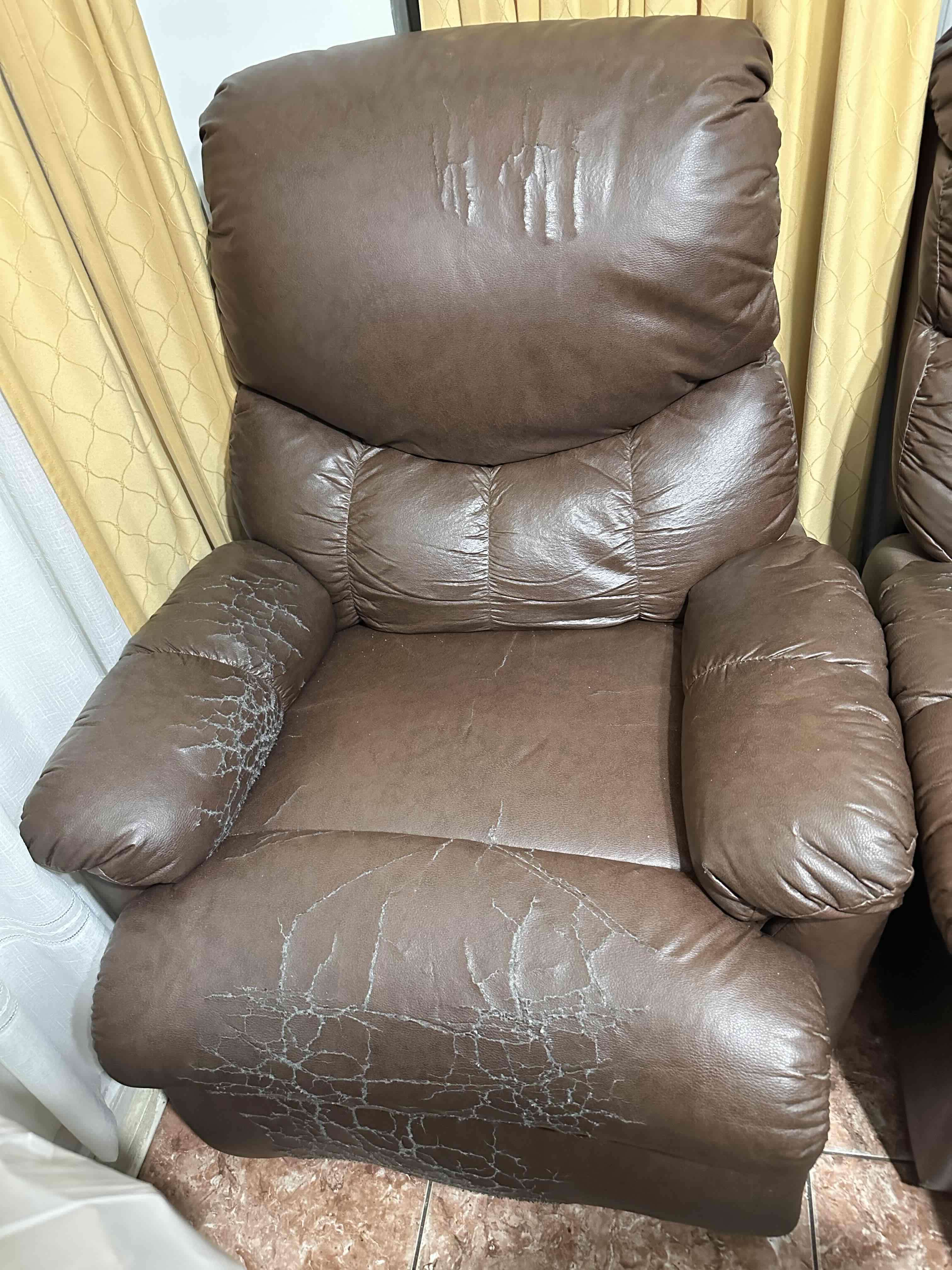 Dos sillones berger reclinables marrón - miniatura 3