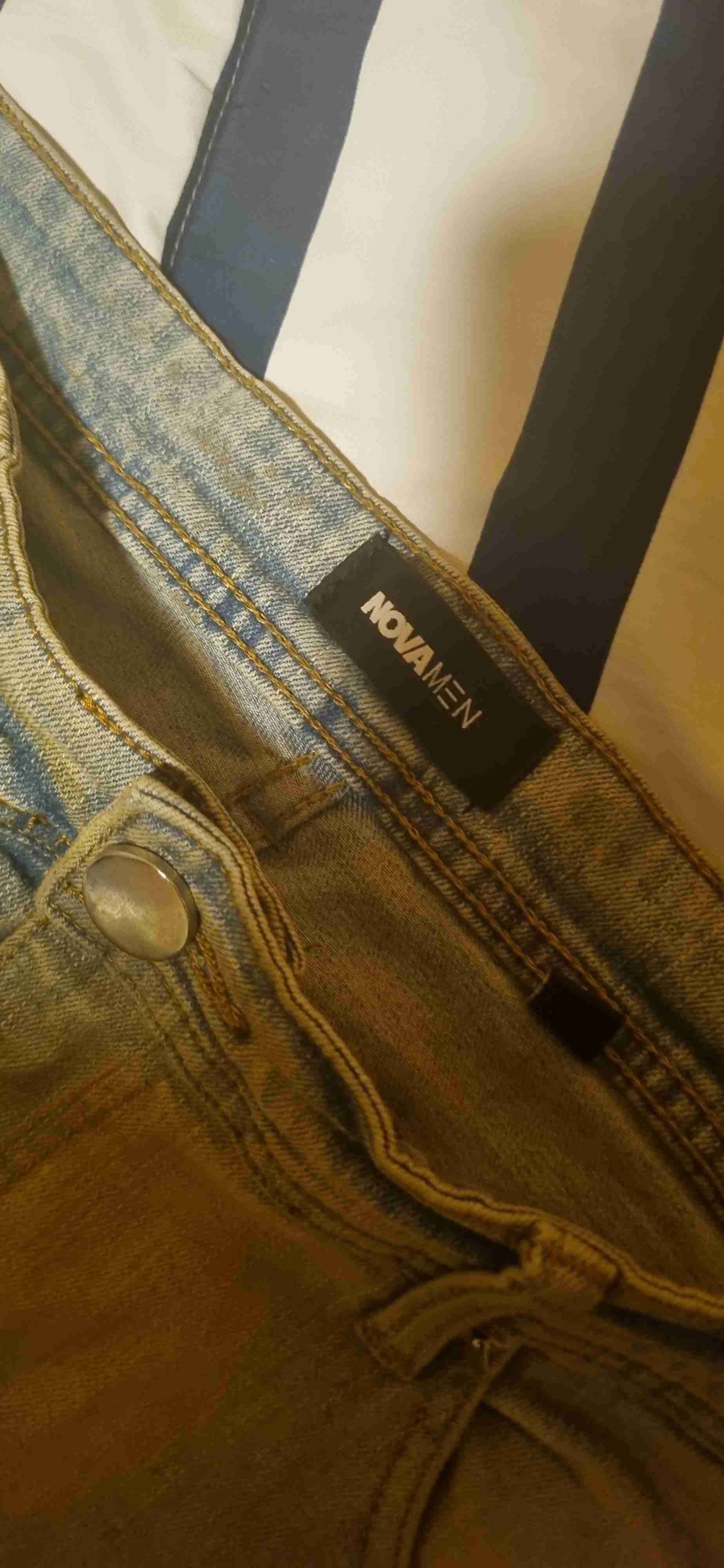 Pantalones Skinny cargo beige fanshion nova - miniatura 3