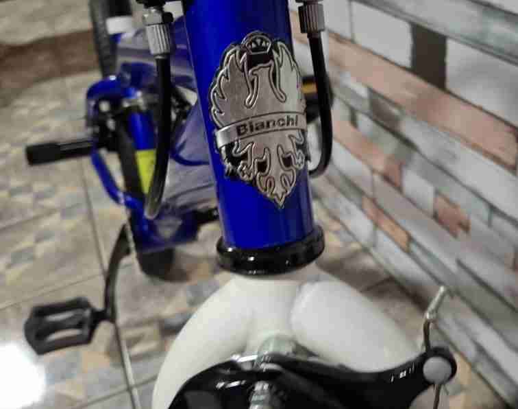 Bicicleta BIANCHI azul y blanca ARO 20" - miniatura 2