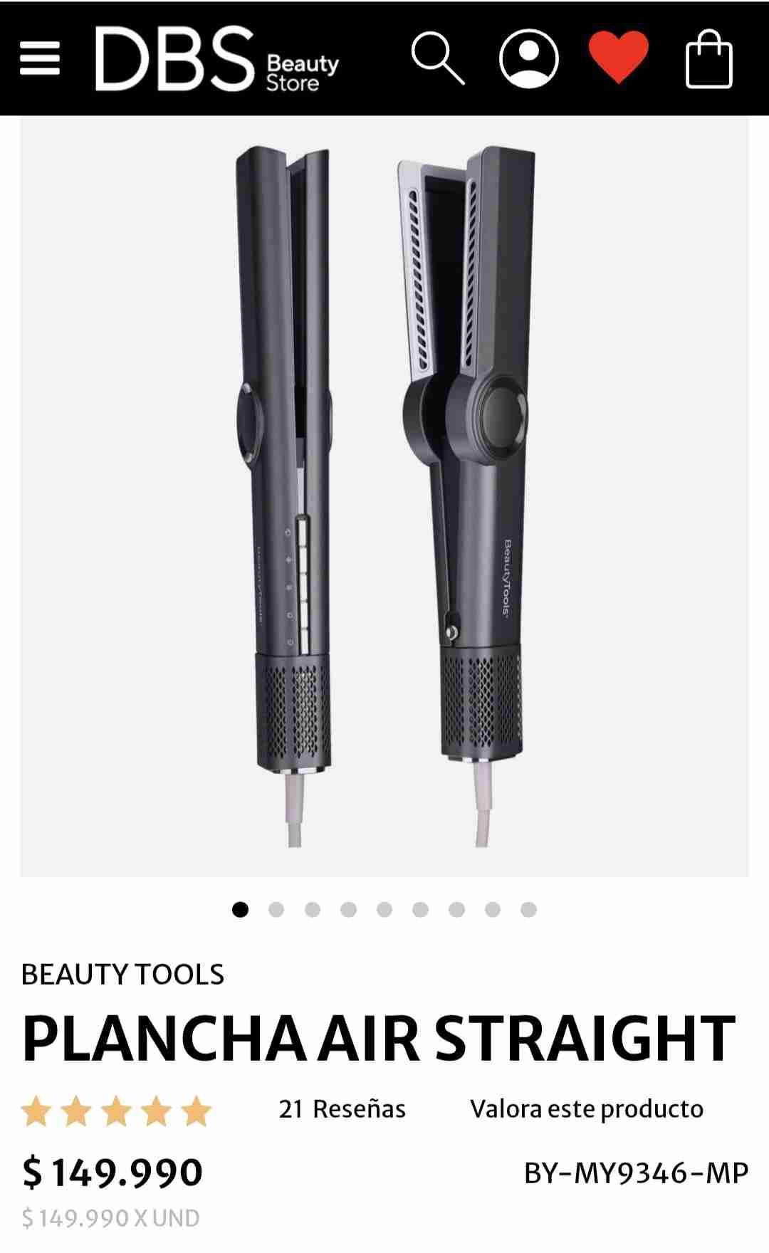 Alisador y secador BeautyTools - miniatura 2