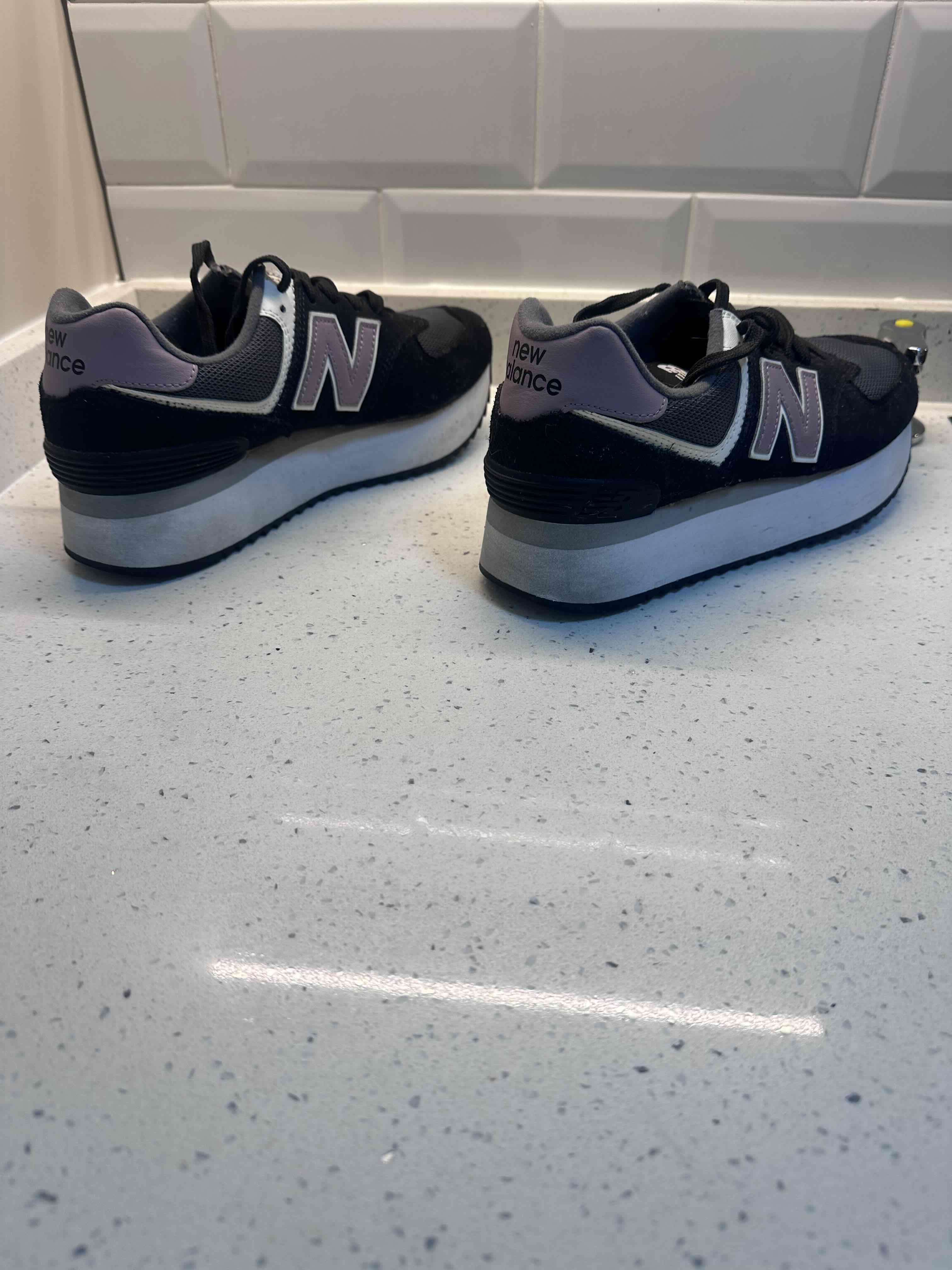 Zapatillas negras New Balance 574 - miniatura 2