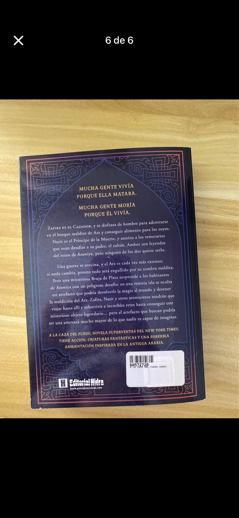 Libro 'A la caza del fuego' NUEVO - miniatura 2