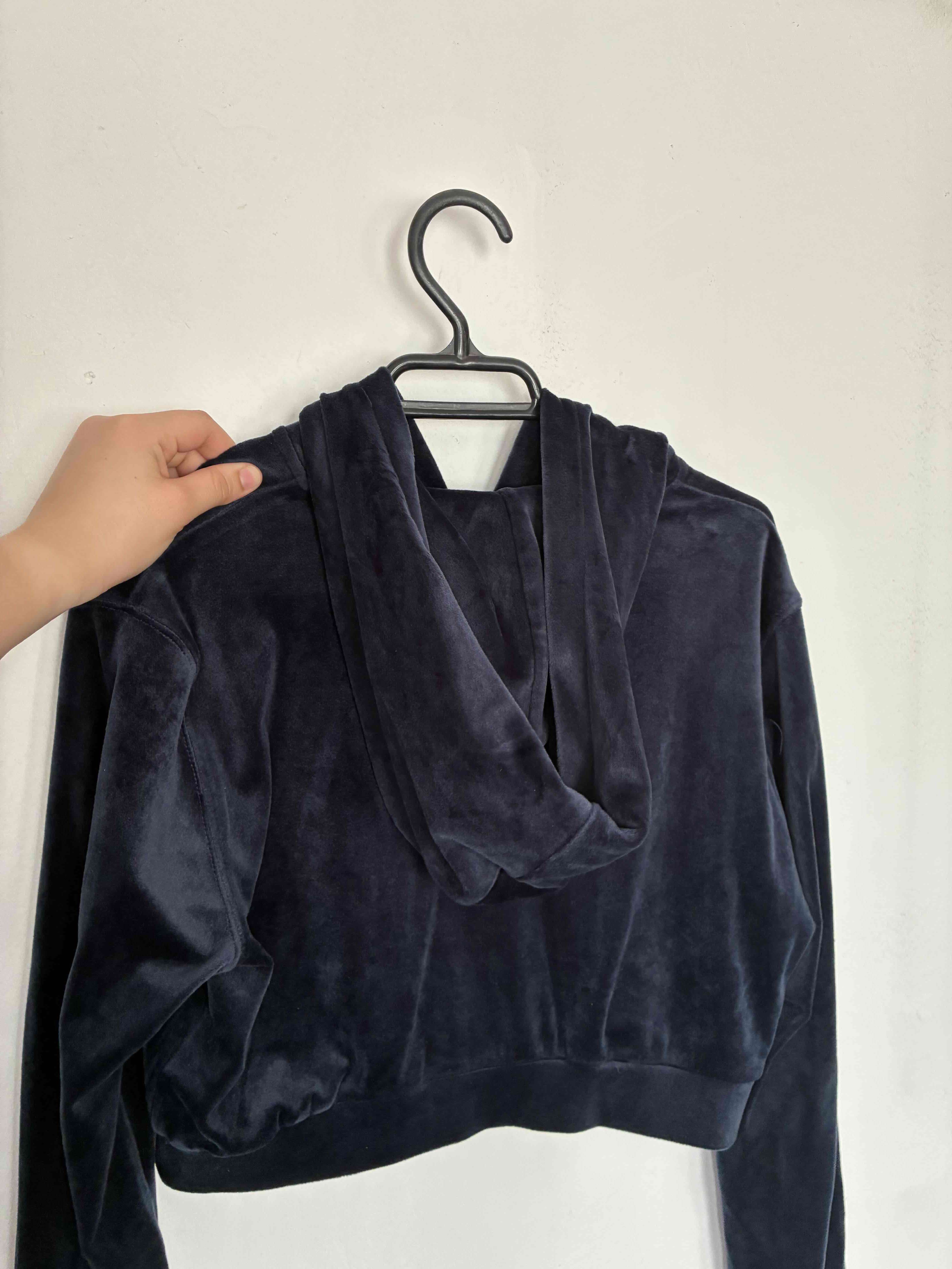 Polerón de terciopelo azul marino - miniatura 2
