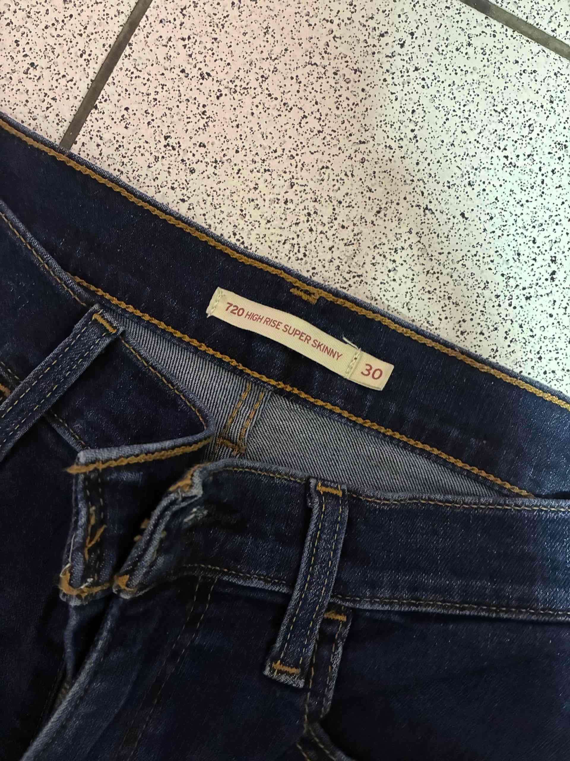 Jeans de mezclilla azul oscuro - miniatura 3