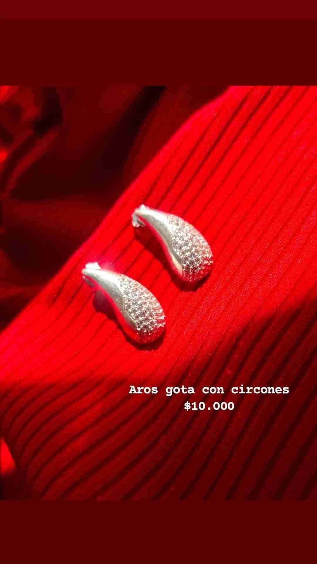 Aros con MICROCIRCONES PURA PLATA - miniatura 2